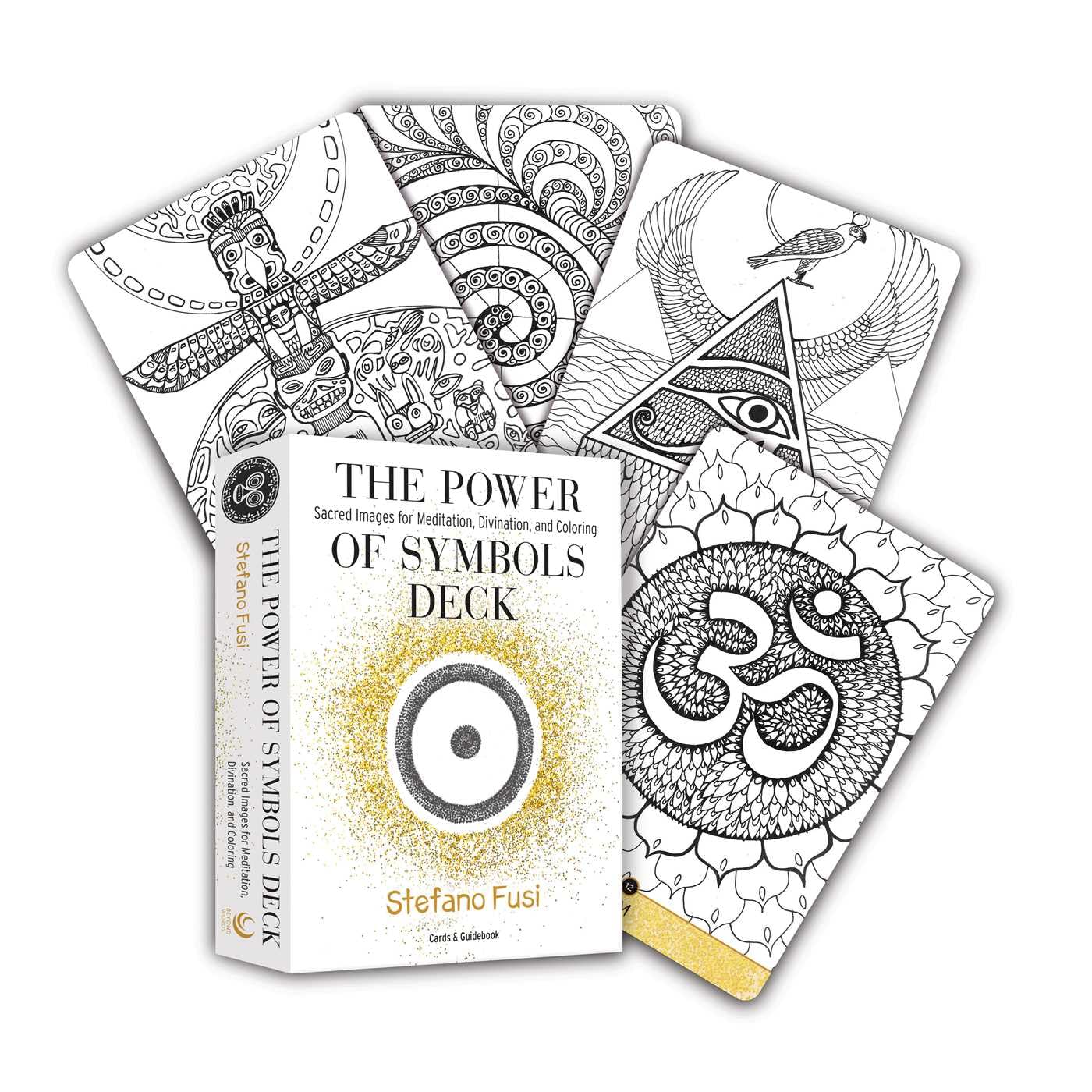 The Power of Symbols Deck : Sacred Images for Meditation, Divination, and Coloring Cards & Guidebook