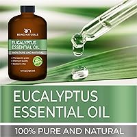 Vista 3 de Aceite esencial de eucalipto - Extra grande 4 onzas líquidas - 100% puro y natural – Aceite natural premium con gotero de vidrio