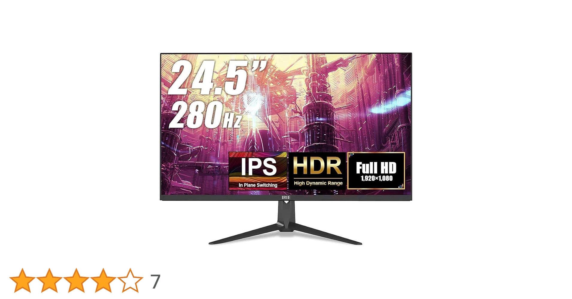 美品　FFF 24.5インチ 280Hz ゲーミングモニター　1ms Amazon.co.jp: FFF モニター 24.5インチ ディスプレイ 280Hz