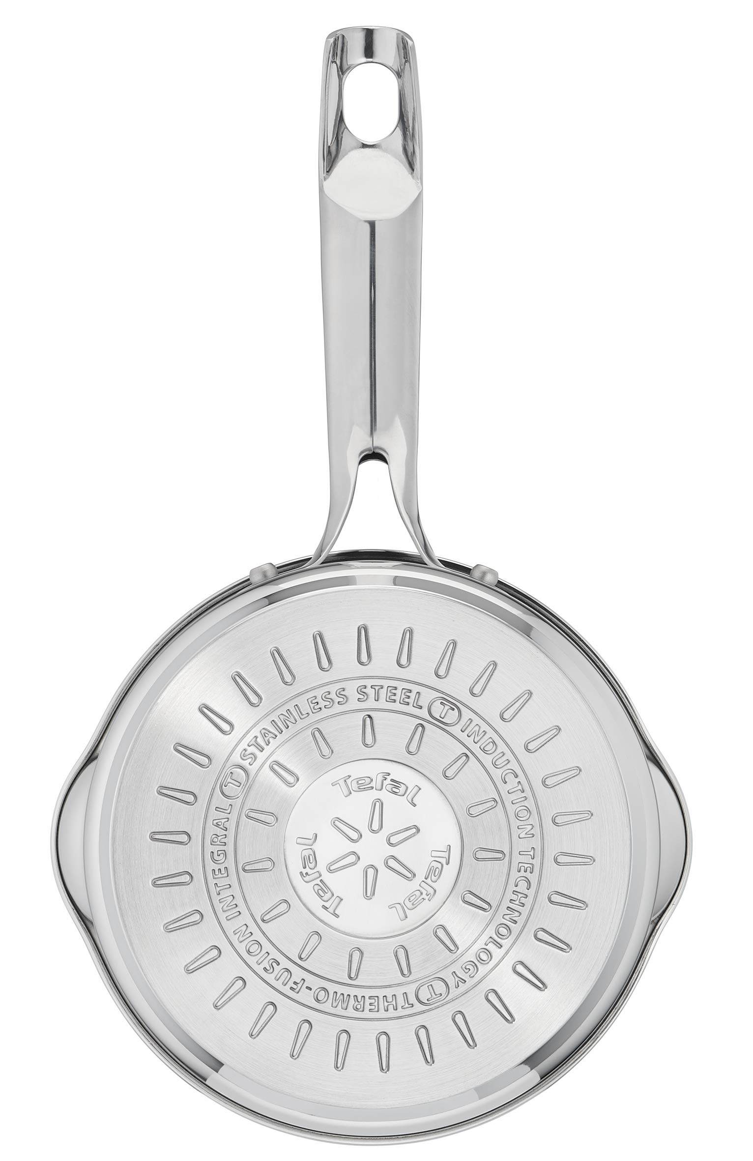 Tefal Duetto + 3 pentole 16/20/24 cm, 1 casseruola 16 cm in Acciaio Inox, 3 coperchi Vetro, segni misurazione, Bordi versatori, Compatibile Tutti i Tipi cucine, Lavabile in lavastoviglie