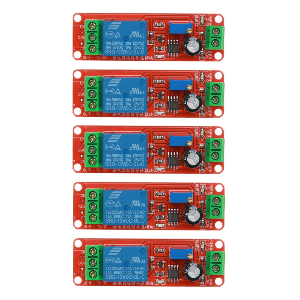 Advitiya? -DC 12V Delay Relay Shield NE555 Timer Switch Adjustable Module -5 Pieces (B08GZKNMHJ) Amazon Price History, Amazon Price Tracker