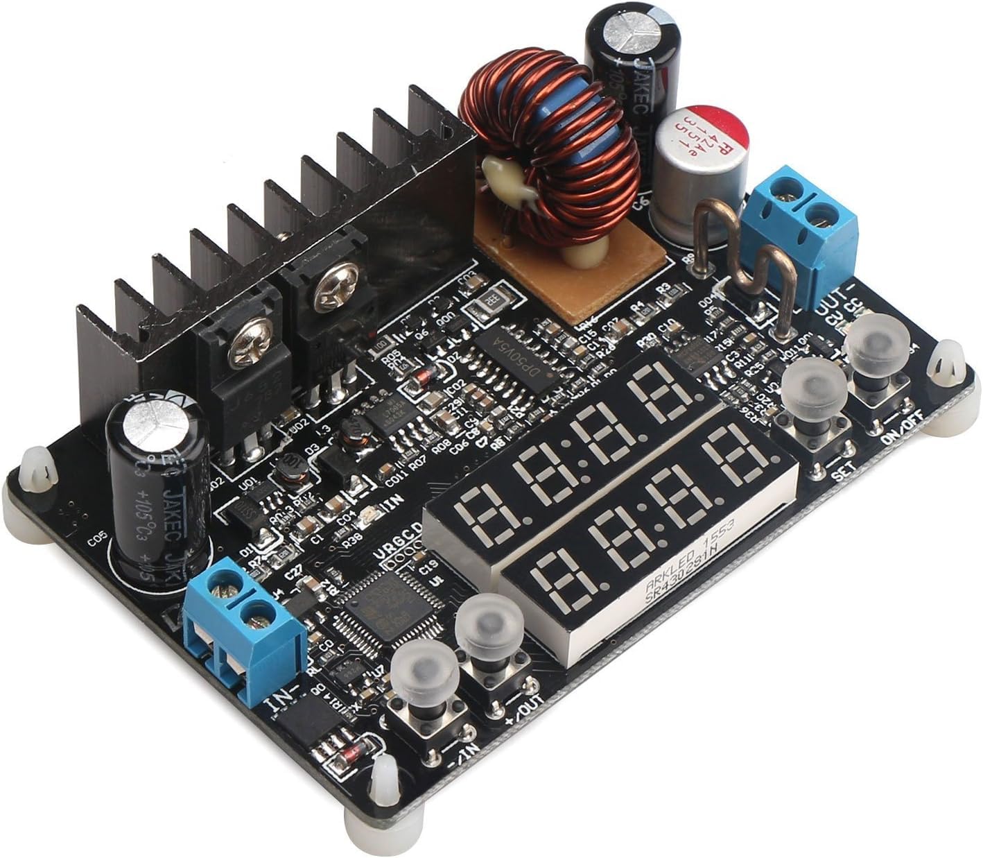 Numerical Control Voltage Regulator DC 6-40V to 0-32V 5A Buck Converter, 24V 12V to 5V Constant Voltage Current Step Down Adjustable Output Power Supply-picture-22