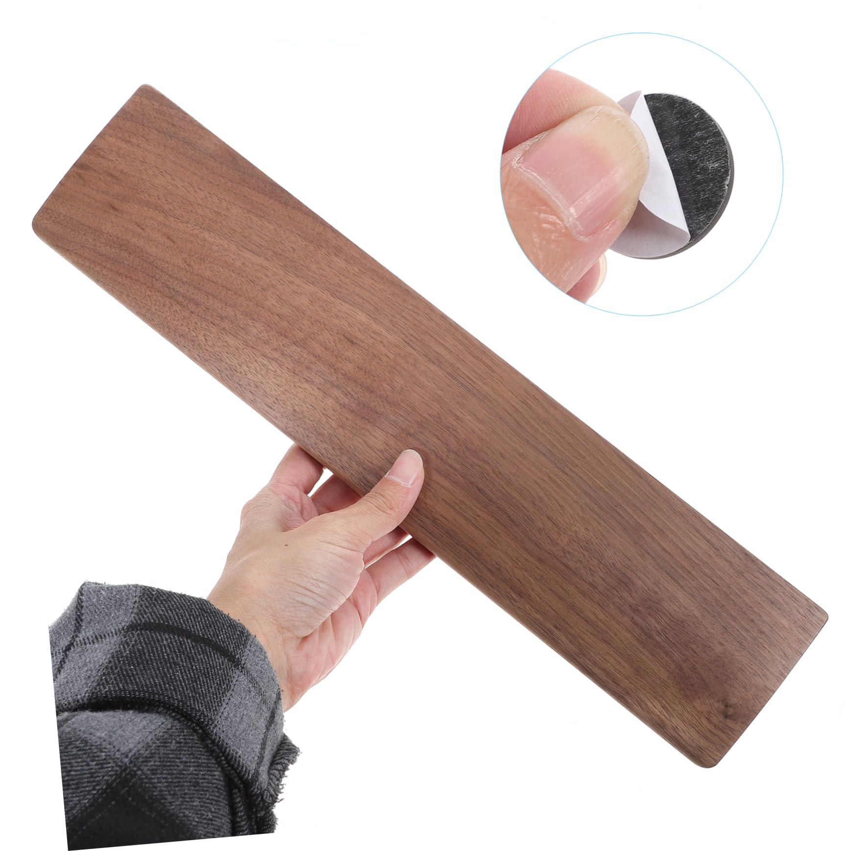 Poggiapolsi per Tastiera in Legno, Supporto per Polso