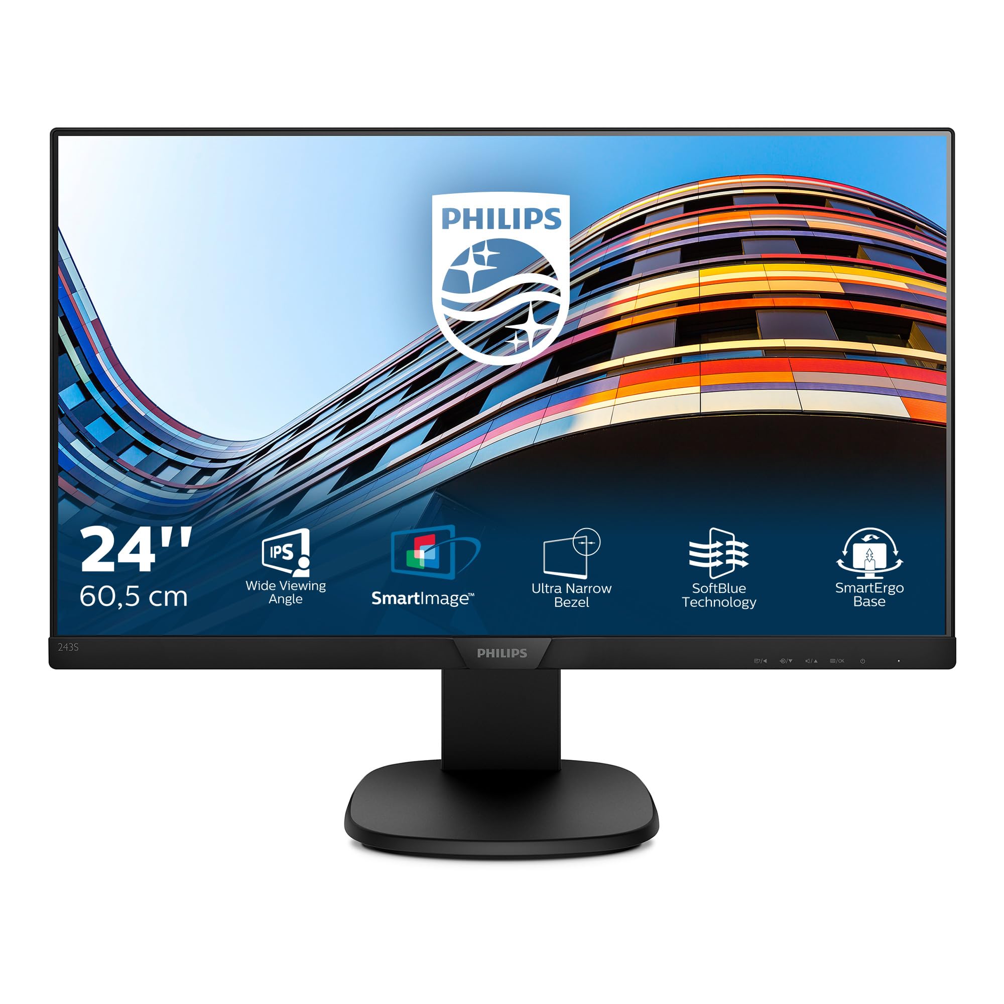 Amazon.co.jp: Philips(フィリップス) 23.8型ワイド昇降スタンド付き  