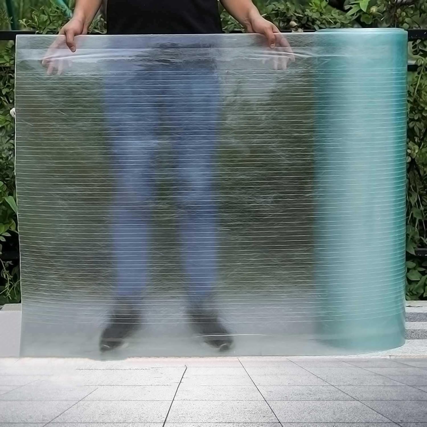 Daylighting Plate 1.0 mm Transparent Resistance Glassfiber Polycarbonate Roofing Sheets for Storage Shed Canopy Greenhouse