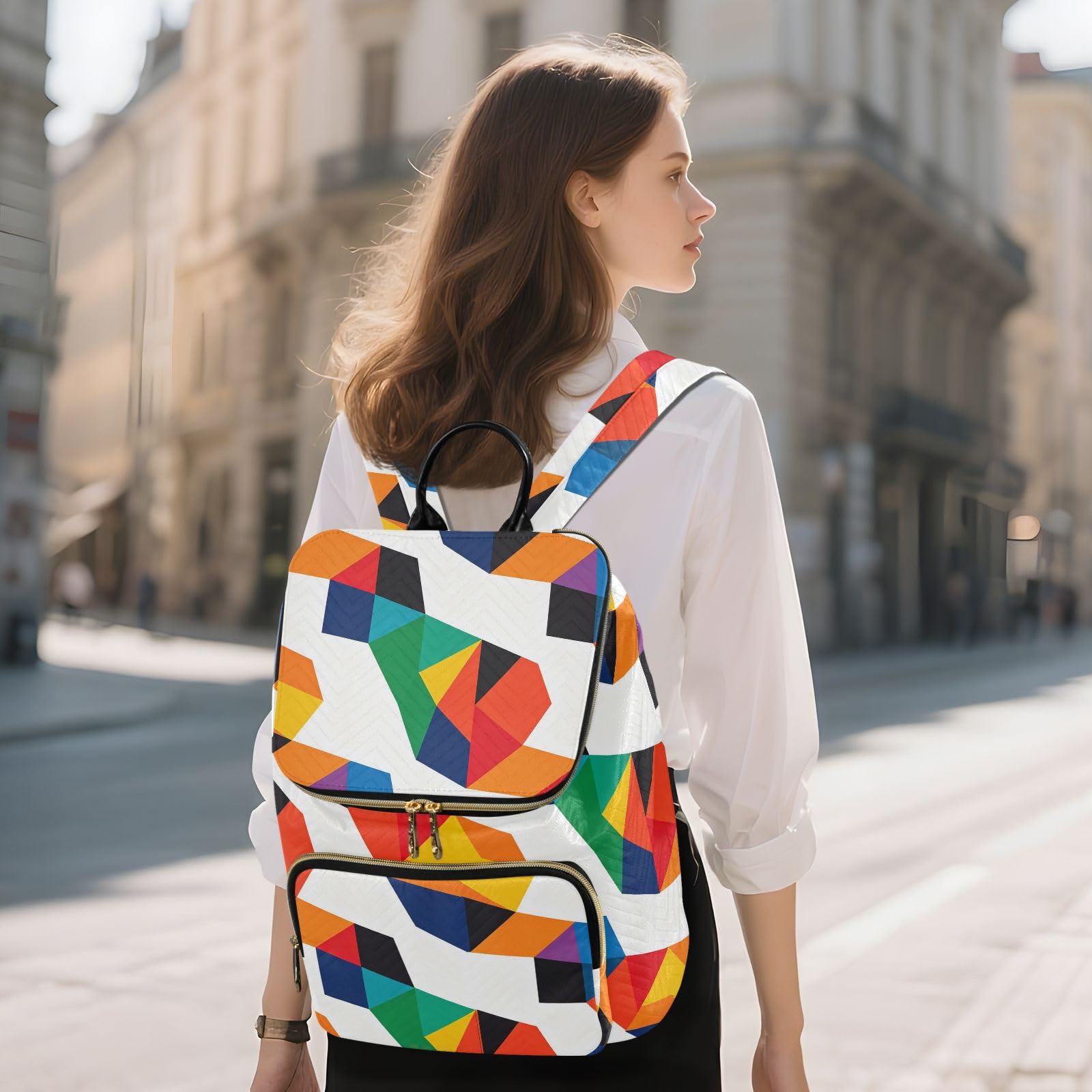 Zaino alla moda da 15L per le donne robusto resistente all'usura