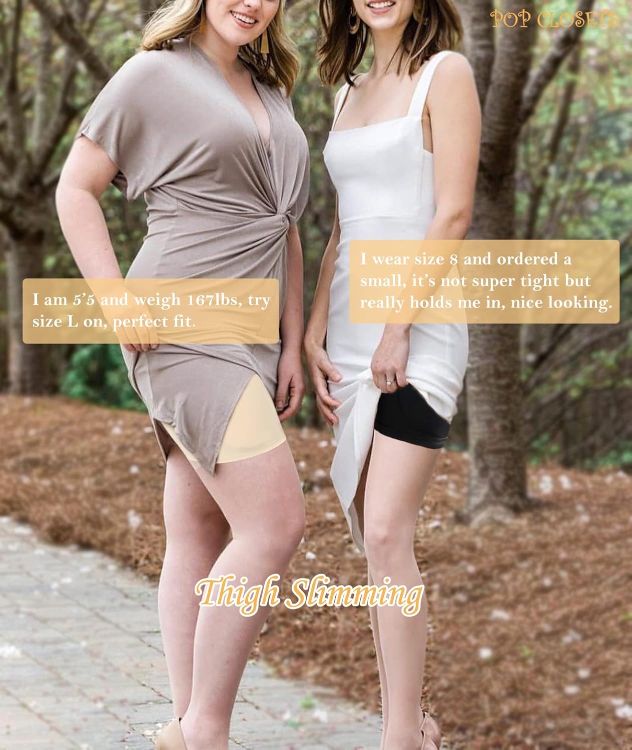 POP CLOSETS Hip Pads for Women Shapewear with Wrap Belt Hip Dip Pads Enhancer Butt Lifter Tummy Control Panties - Image 5