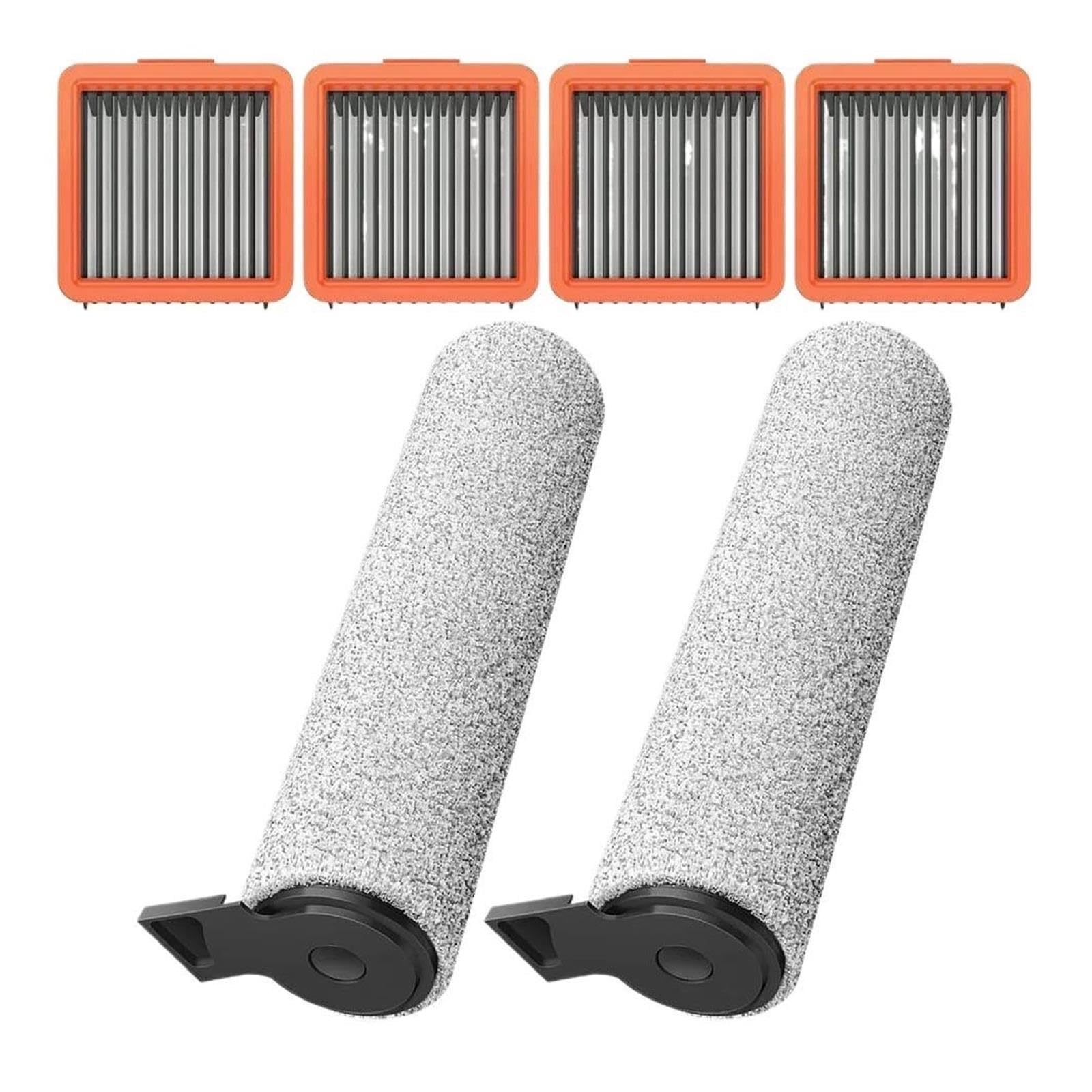 Filtros desodorantes en barra con cepillo principal, compatibles con Uwant, D100/D100 Pro/D5/D5 Pro, piezas de aspiradora en seco y húmedo(1set)