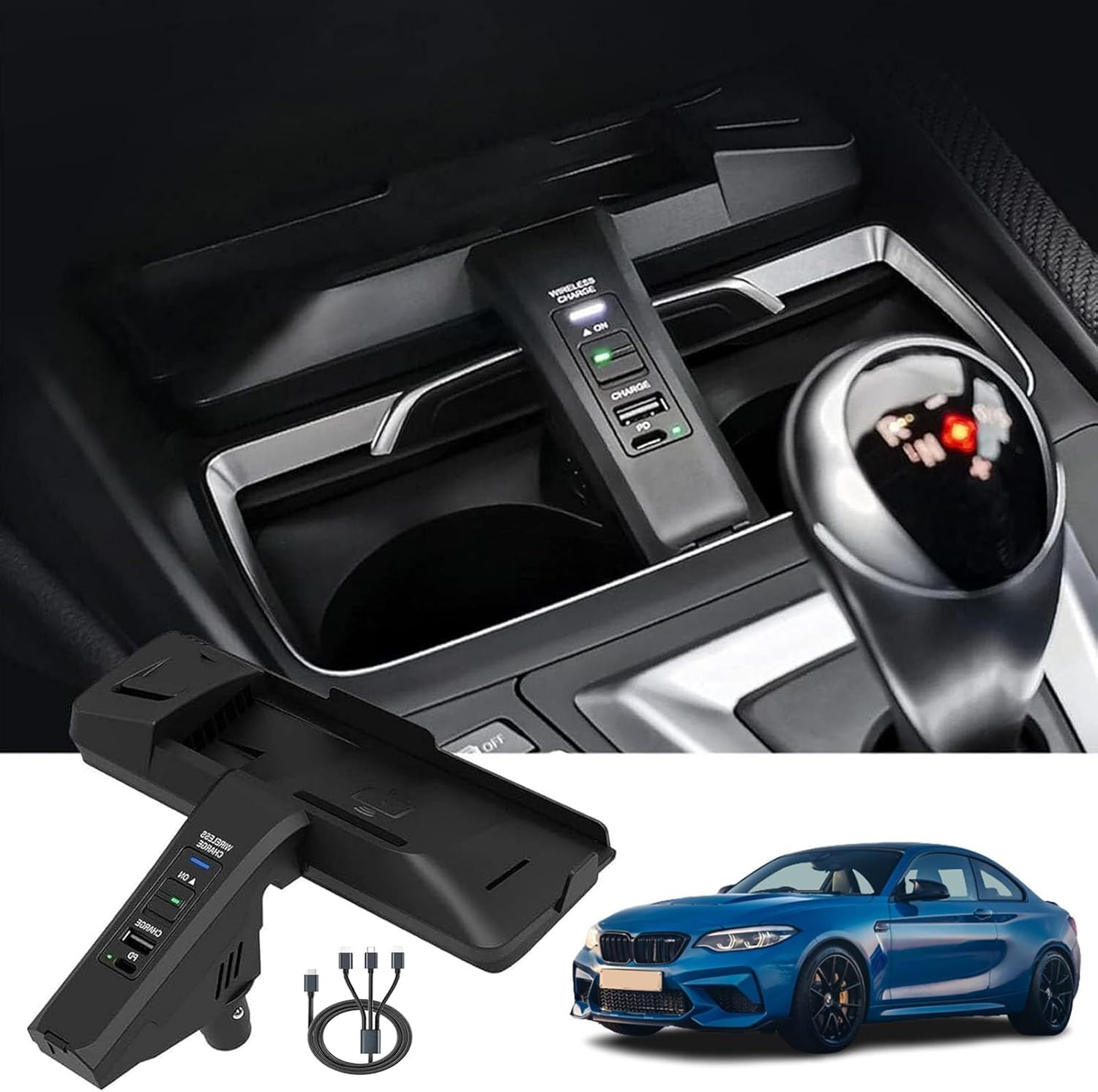 15W Qi Car Wireless Charger Pad for BMW 1/2 Series Ireland Ubuy