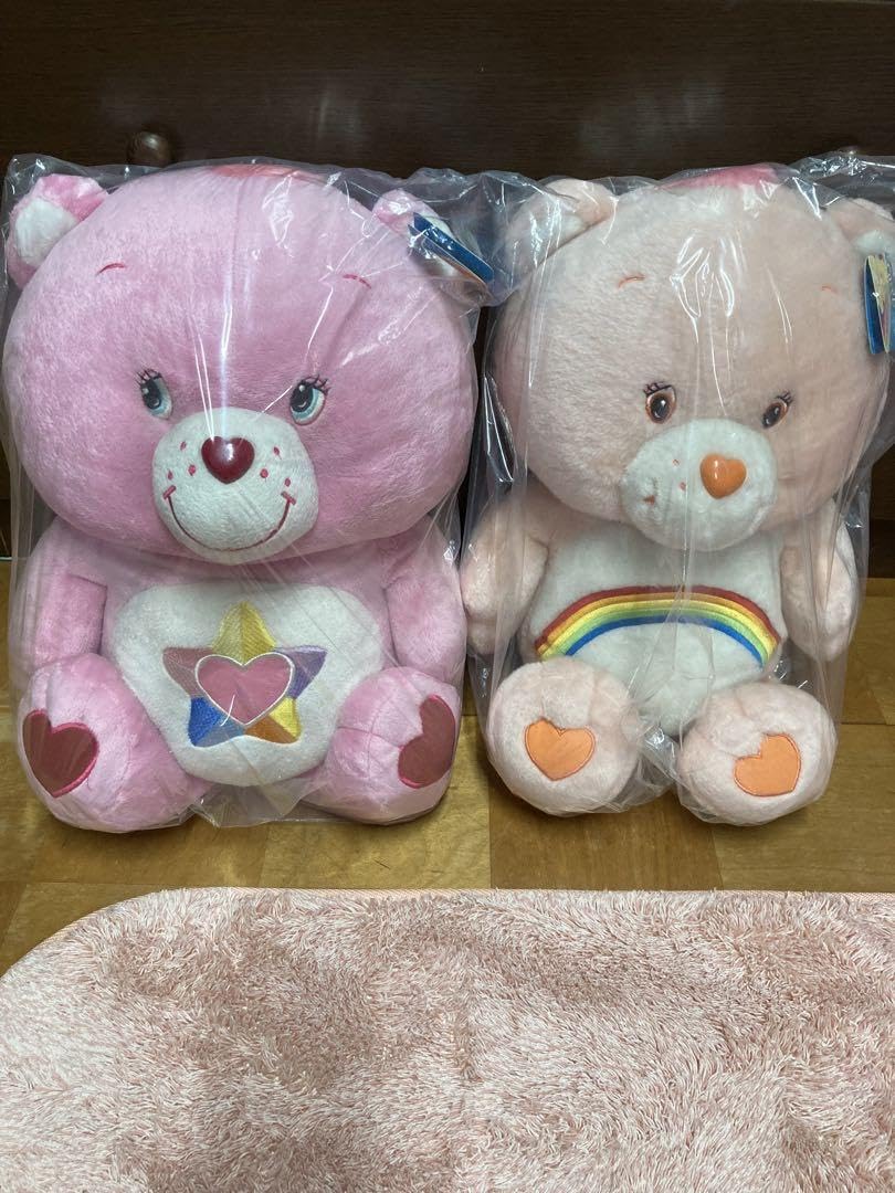 ケアベア ぬいぐるみ 2体セット ダメージ有り】Care Bears/ケアベア・ぬいぐるみ2体セット