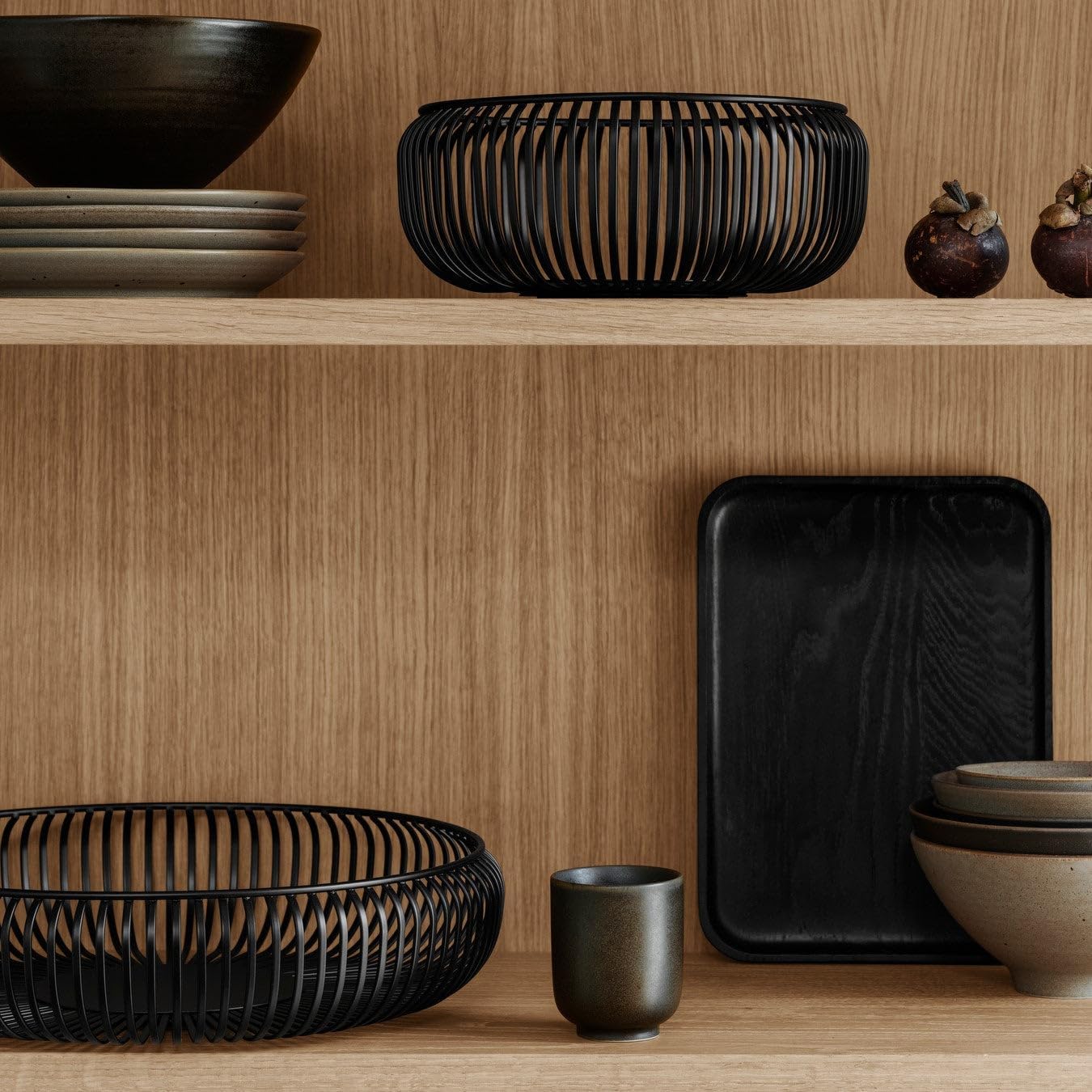 Blomus LITO Decorative Steel Bowl - Large - Black