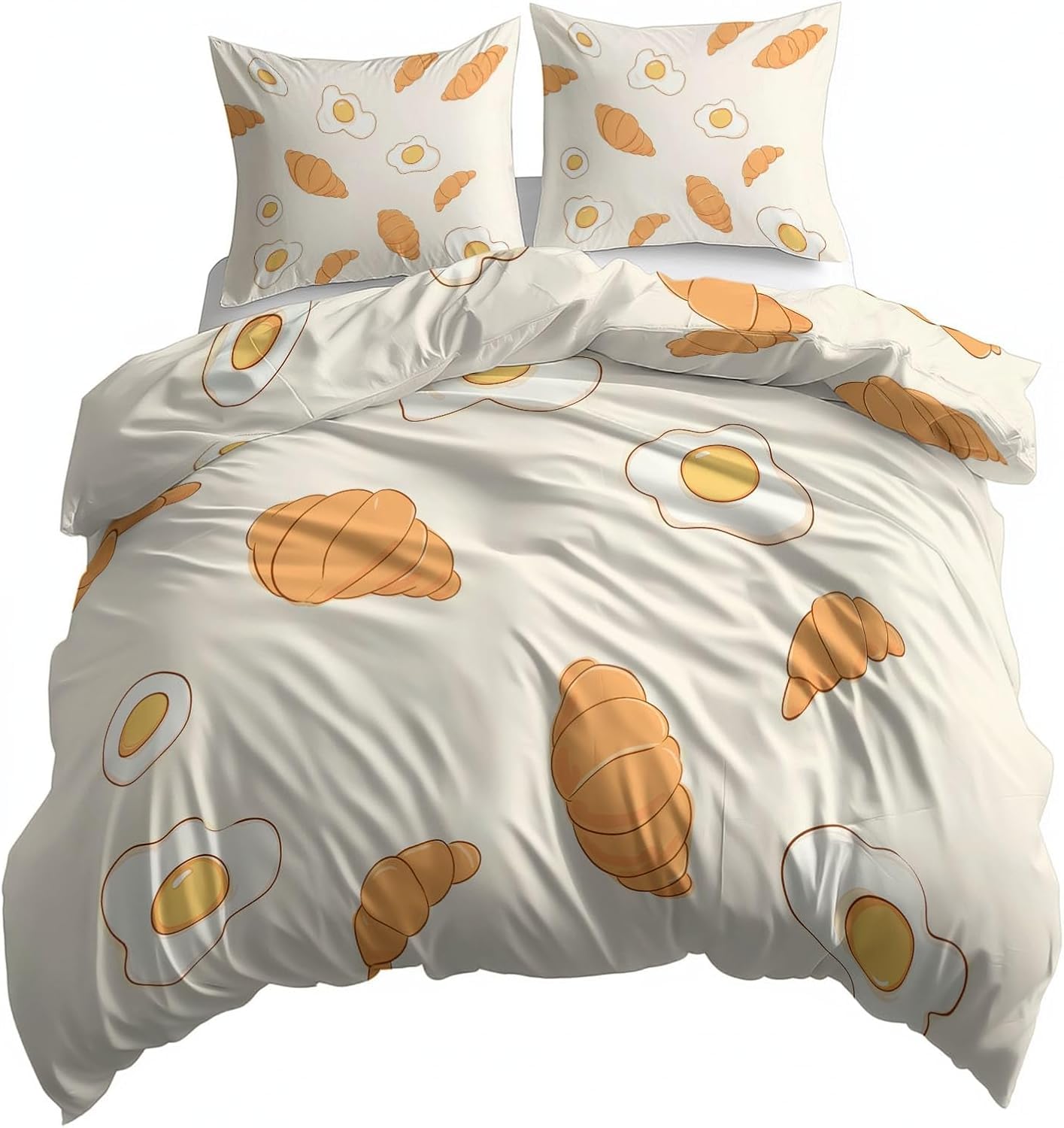 Housse de couette microfibre douce 260x240 motif dessin animé D-204