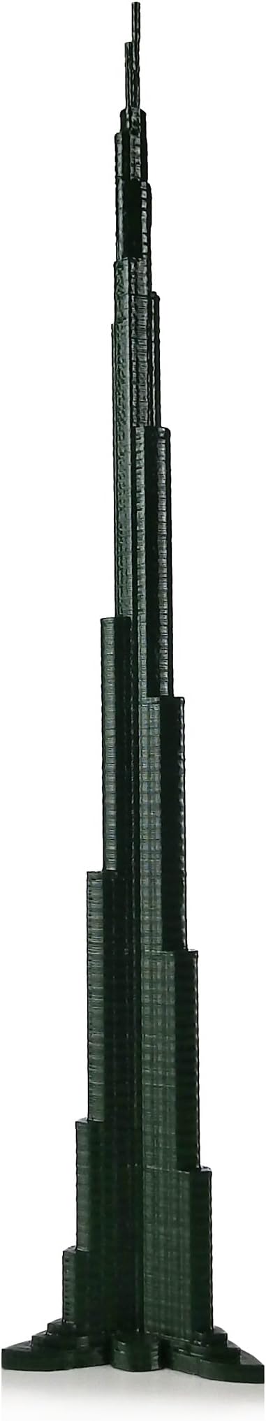 Half Mile High Tower Burj Khalifa Green Painted Model for Architecture