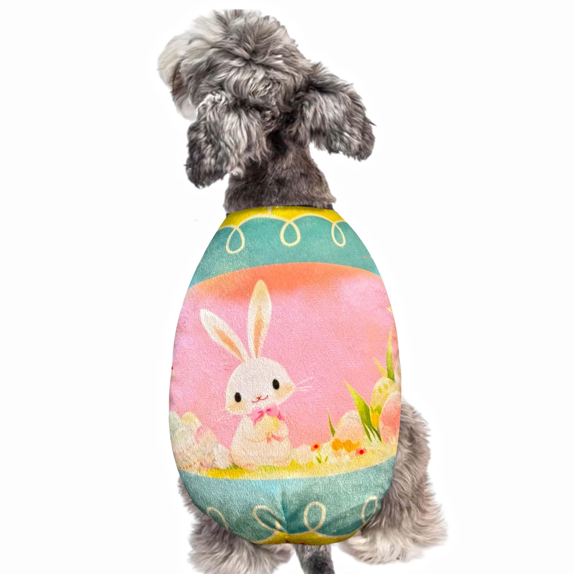 MuYaoPet Dog Easter Egg Costume Clothes,Pet Halloween Party Egg Costume Outfits Dress for Small Medium Large Dogs (Eater Egg, Medium)