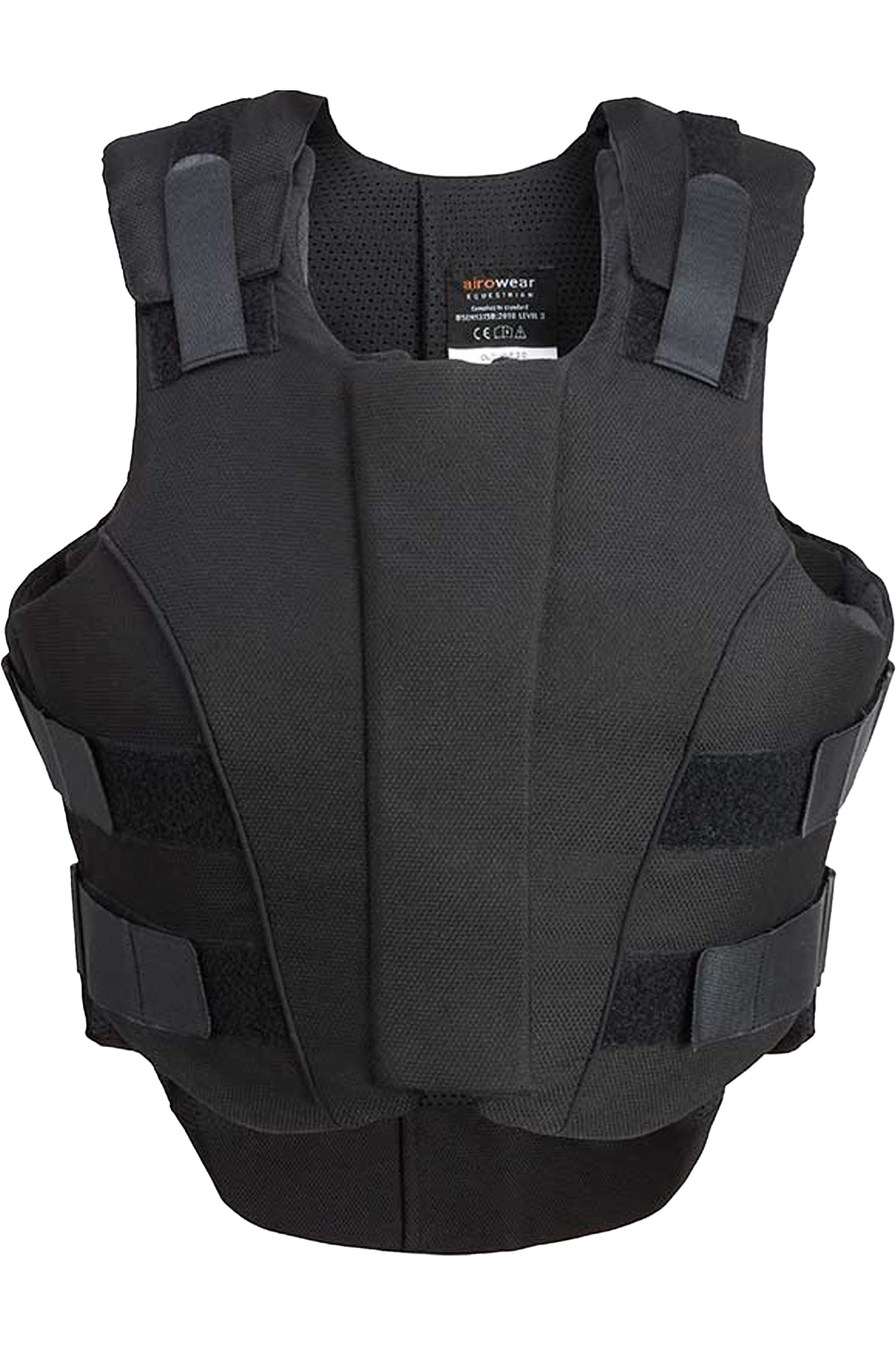 Airowear - Outlyne II - Teens Padded Body Protector - Black - Unrivalled Movement & Comfort - Flexible - Horse Riding Body Protector - Protective Equestrian Gear