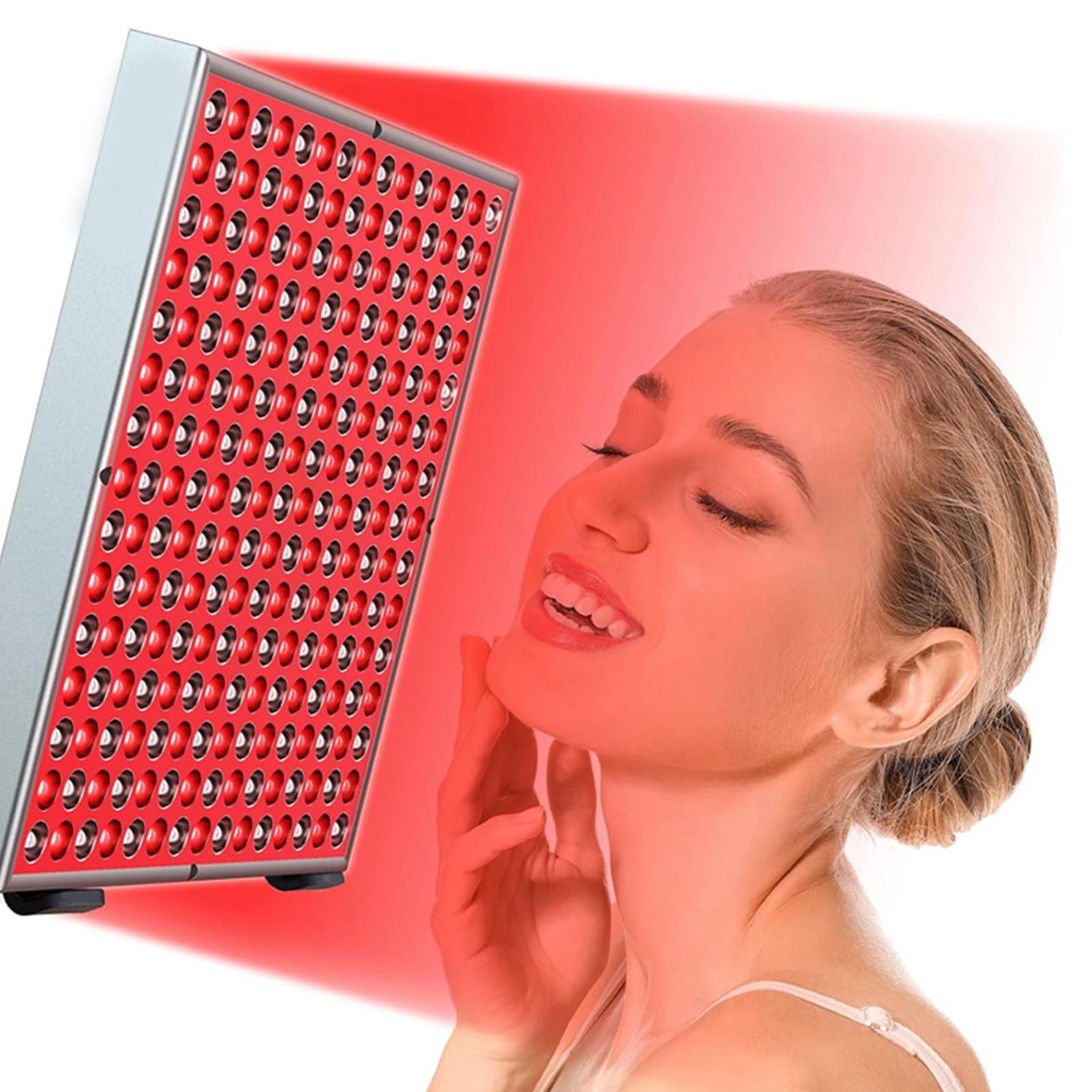 45W Red & Infrared Light Panel for Full Body, LED Red 660nm and Near Infrared 850nm Light Combo, 225 LEDs, for Anti-Aging, Pain Relief, Improve Sleep Quality