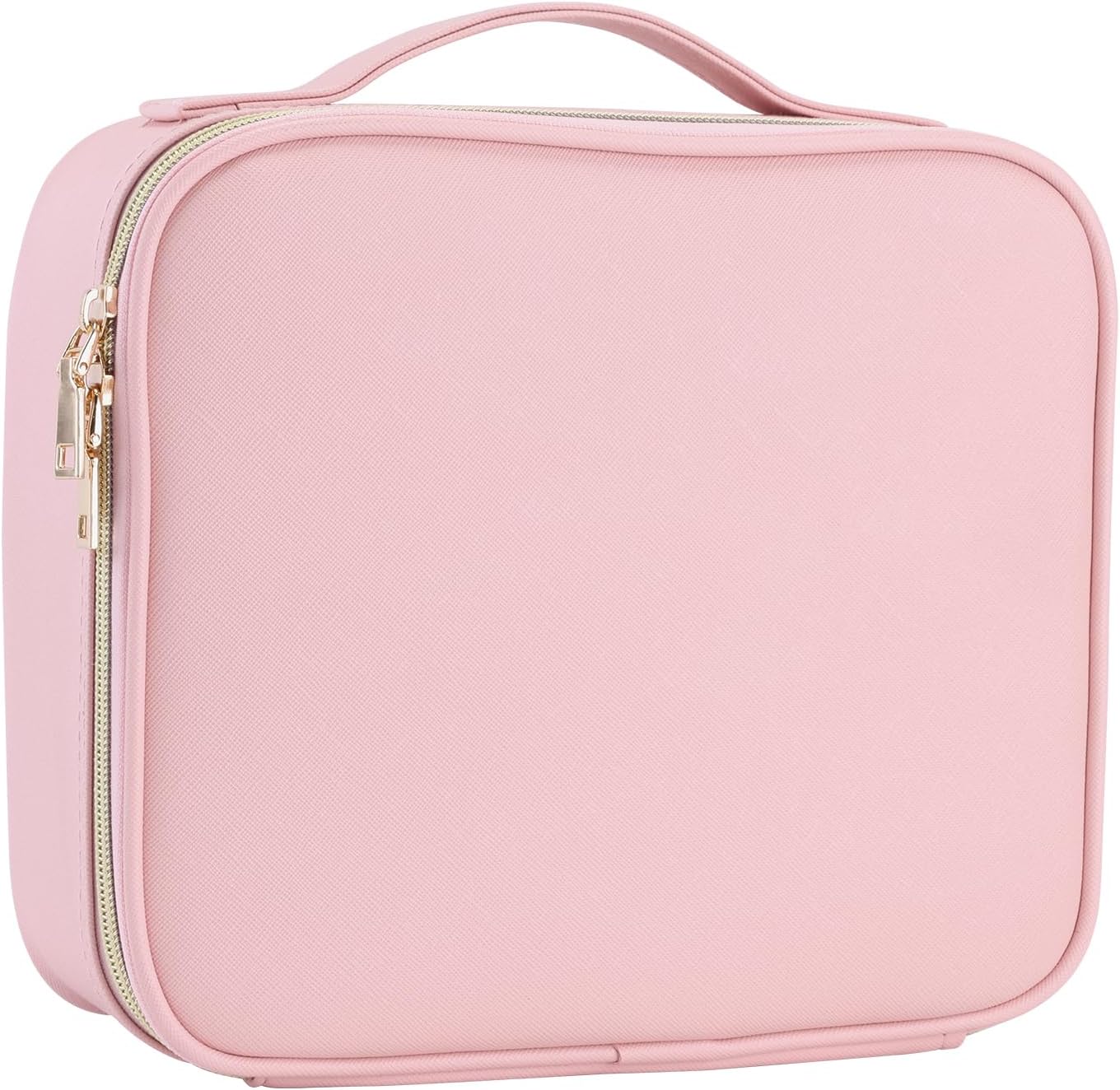 Joligrace Makeup Bag Cosmetic Case Vanity Travel Beauty Box Make Up Train Case Hairdressing Tools Organiser with Adjustable Compartment and Tools Bag, Cute Pink 3 716HcPX3rAL. AC SL1500