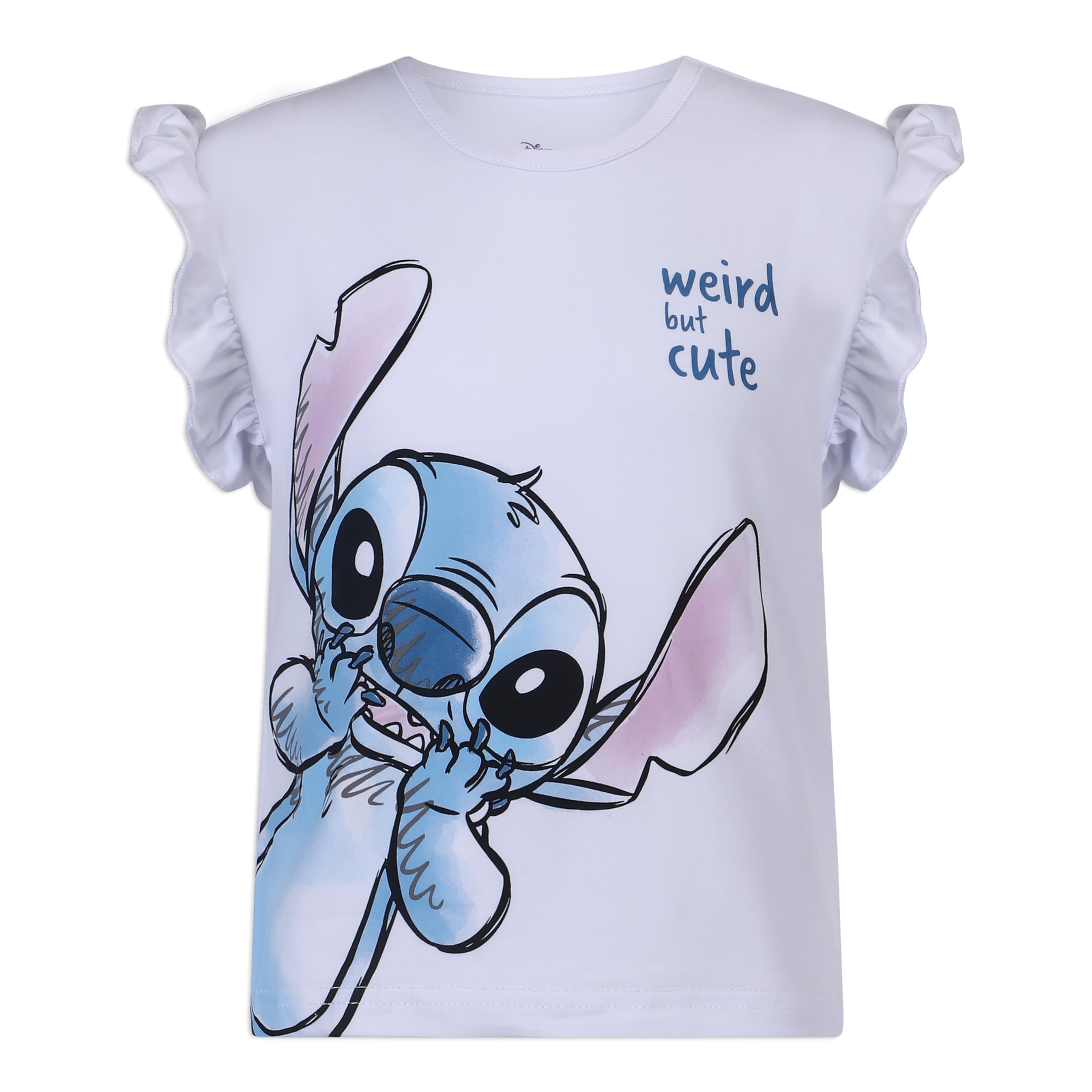 Disney Lilo & Stitch - Set con cappuccio, maglietta e pantaloni per bambine e bambine