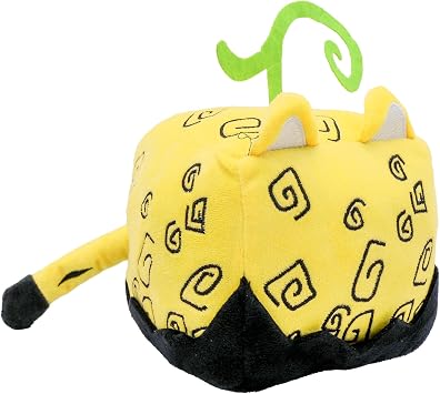 Blox Fruit Plush 6" Blox Plush Toy Stuffed Animal Cushion Toy Collector Gift for Kids Fan Christmas Birthday Leopard