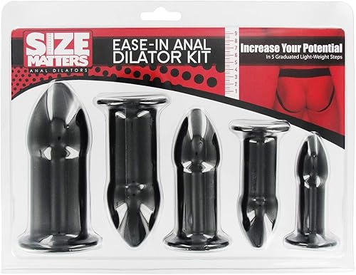 Miniatura 2 de Kit de dilatador anal, negro (KL710)