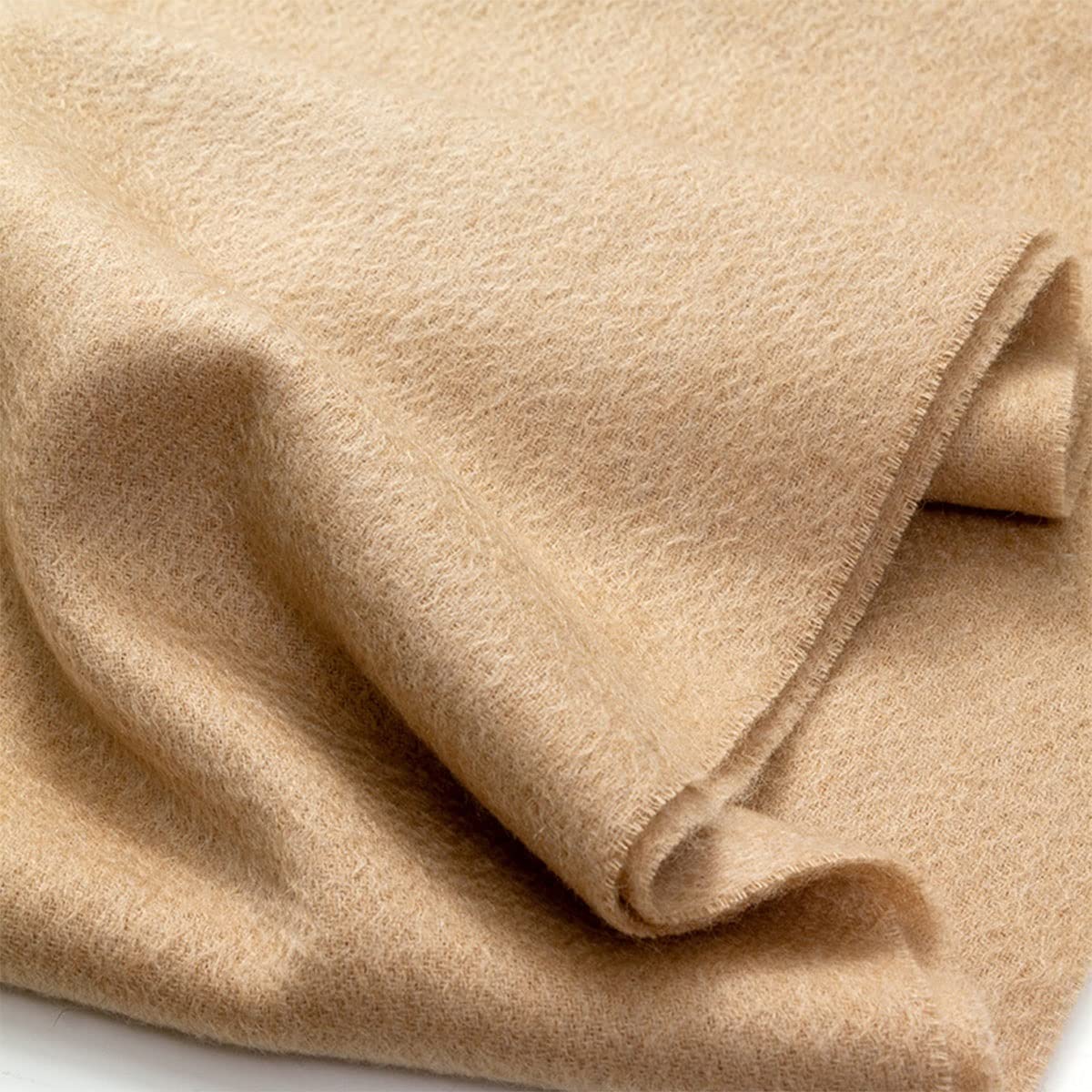 Bufanda de cachemir puro para mujer, estola larga, suave y gruesa con borlas, ideal para otoño e invierno.