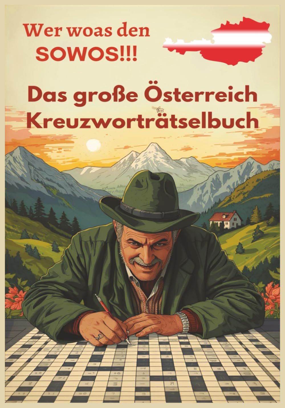 Das große Österreich Kreuzworträtselbuch: Anspruchsvolle Rätsel zu Geschichte, Kultur, Dialekt & Schmankerln – mit Lösungen nach jeder Seite