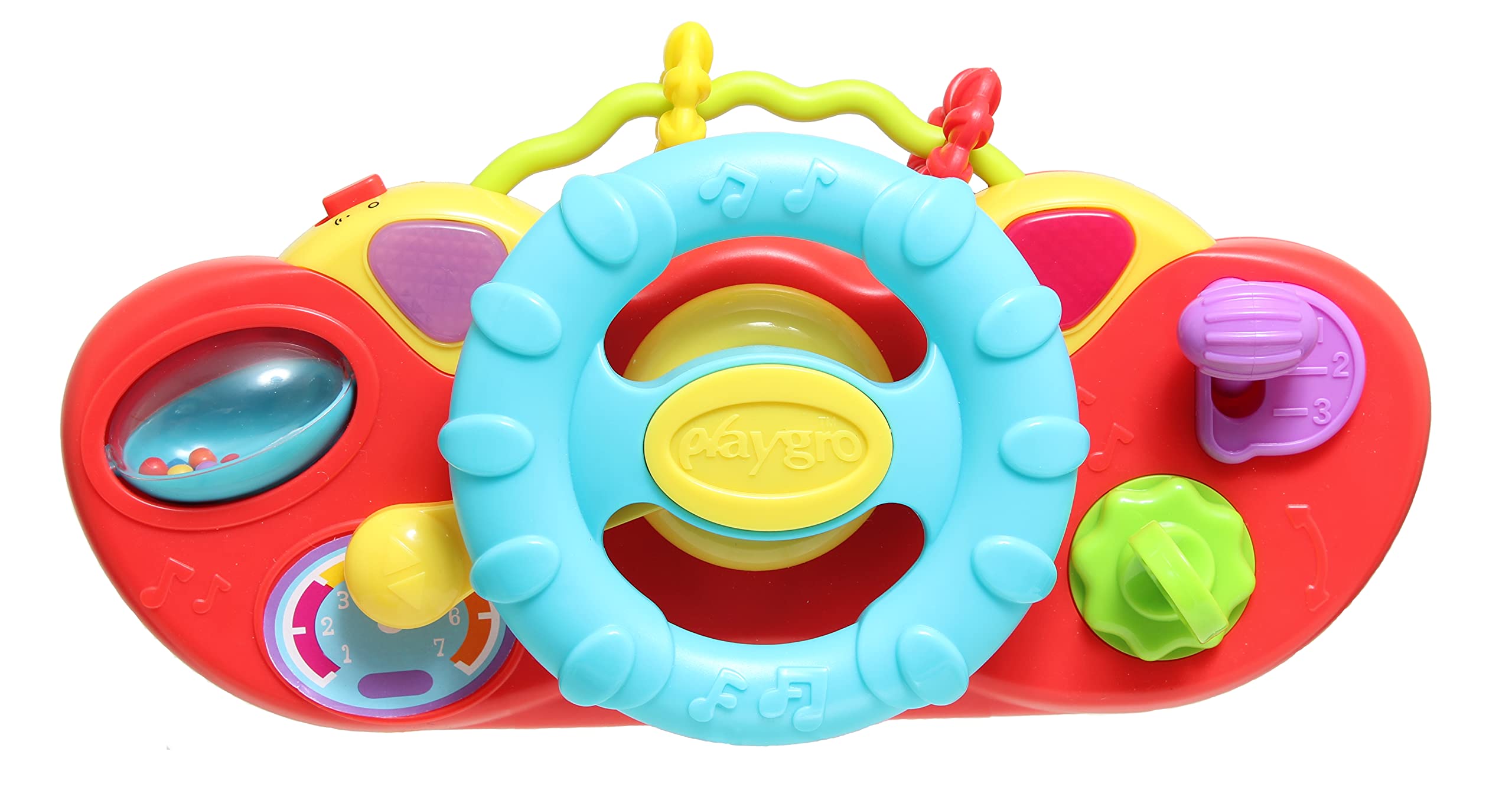 Playgro Auto di Peluche con Musica ed Effetti di Luce, in una Confezione Sostenibile che Può Essere Spedita