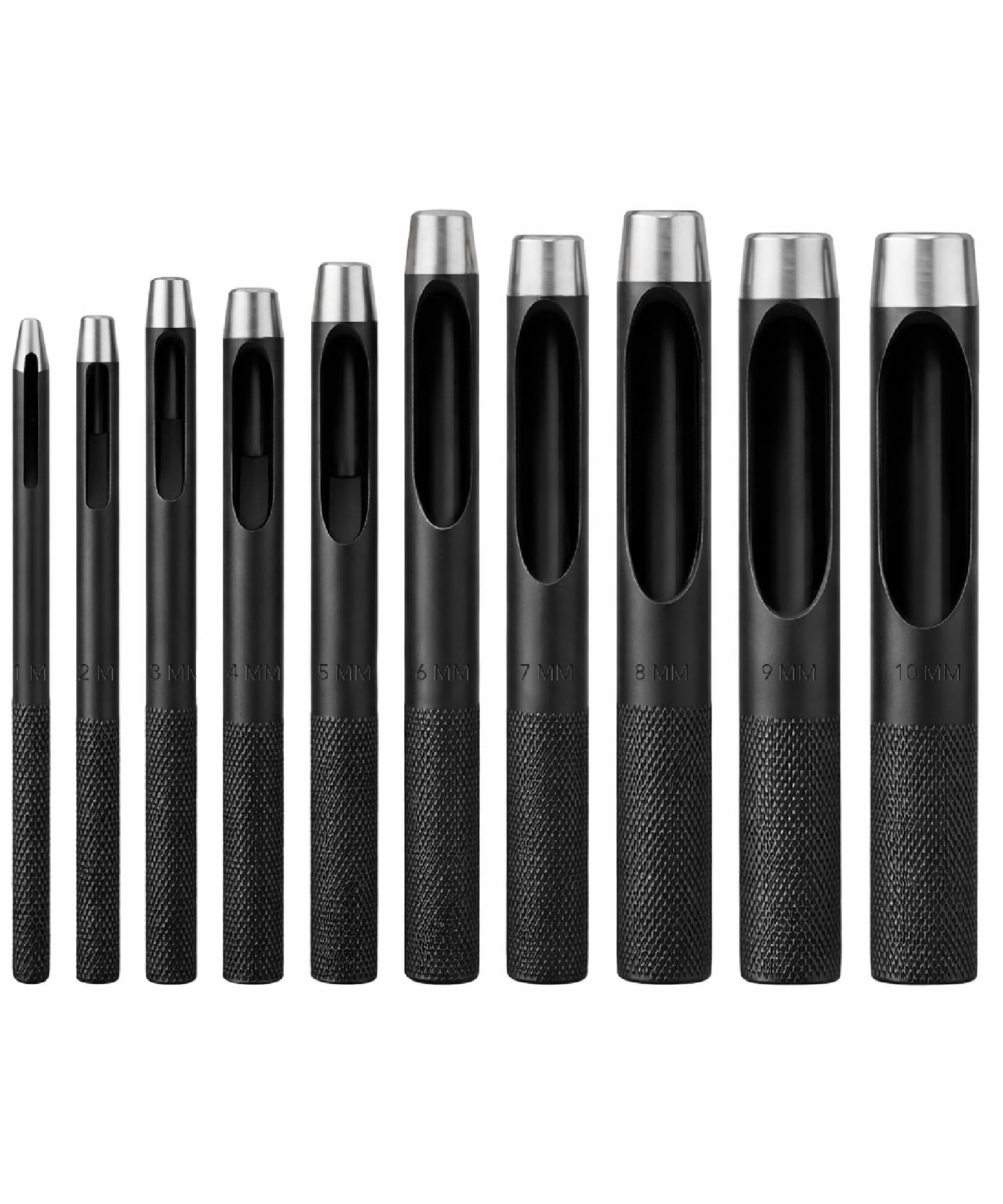UNCO Leather Hole Punches - 10 Piece Set -1