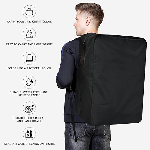 Miniatura 2 de Mochila de viaje para cochecito con Doona, bolsa grande para cochecito para viajes en avión, bolsa de control de puerta