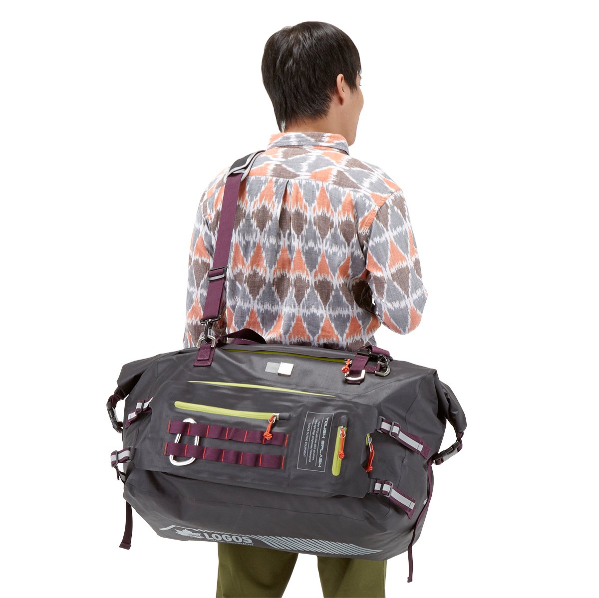 LOGOS チェック柄 ダッフルバッグ 50L Amazon.co.jp: ロゴス(LOGOS) CADVEL-Designダッフルリュック40