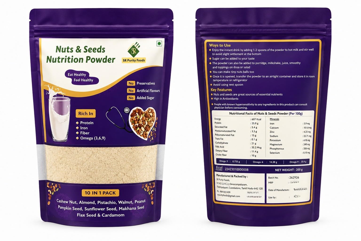 Nuts & Seeds Nutrition Powder, 100 g-image-15