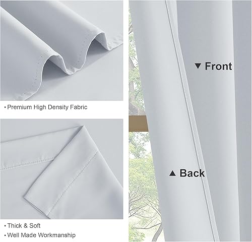 Miniatura 3 de PONY DANCE - Cortinas opacas de oscurecimiento de habitación, decoración del hogar, aislamiento térmico, bloquean la luz, protegen la privacidad, 42