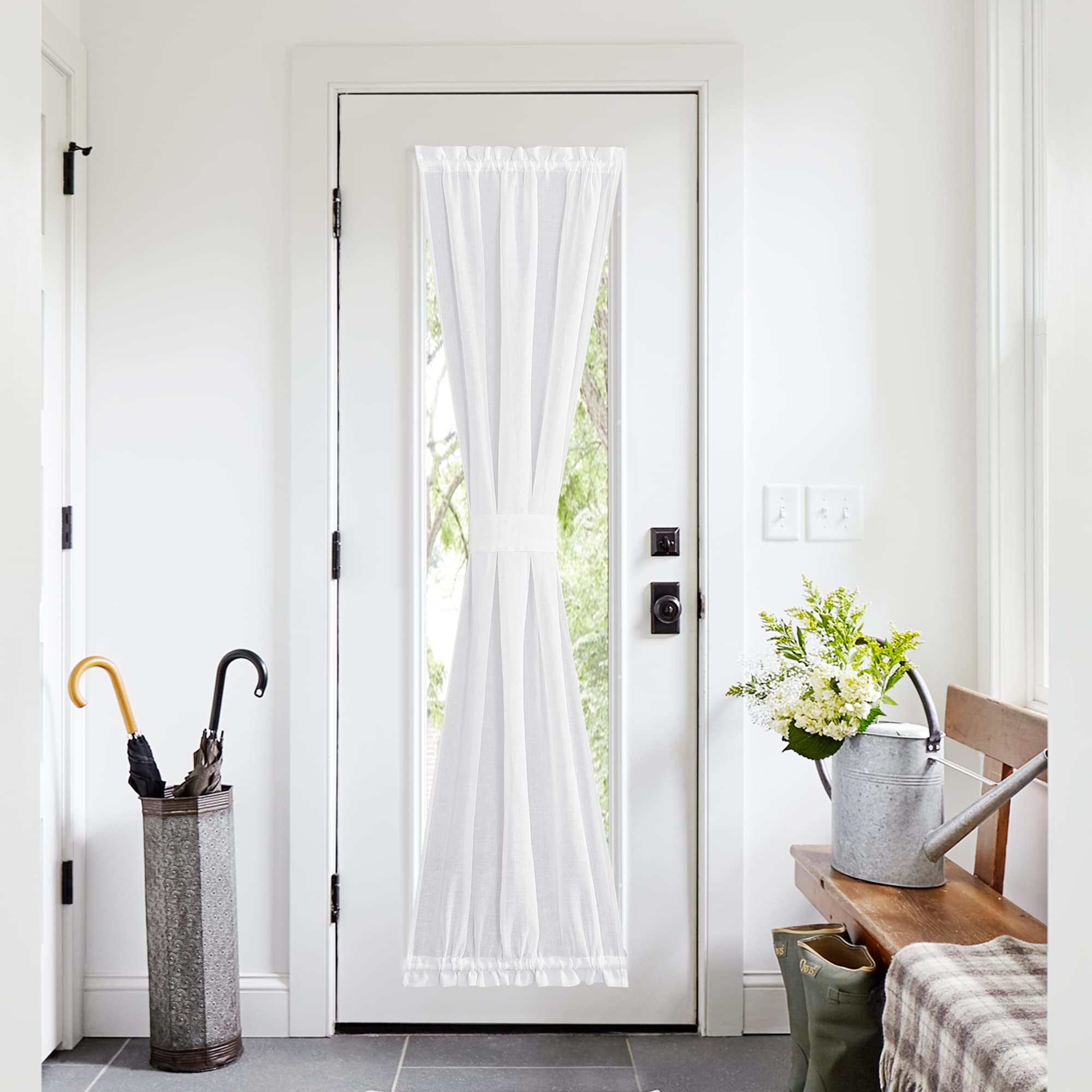Amazon.com: NICETOWN Sheer Curtains for French Door, Light