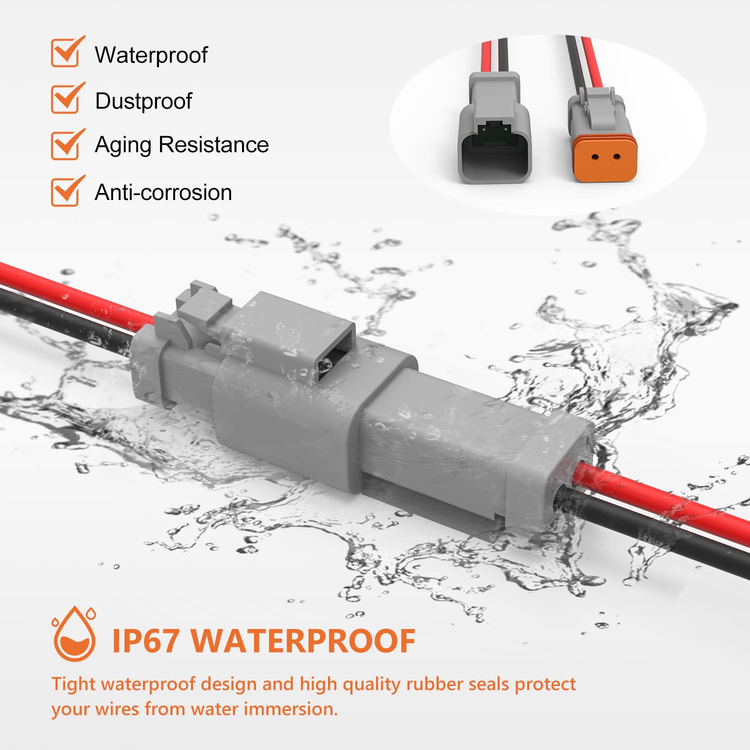 Deutsch DT 2-pins connector online bestellen