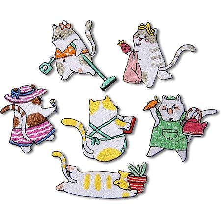 Amazon Haruhana バラエティー アイロンワッペン シリーズ ビンテージ パッチ ワッペン アイロン接着 可愛い アップリケ Diy 飾り スタジャン 鞄 デニム Gジャン Ma 1 子供服 修繕 カスタム 縫い付け アップリケ デコレーション お洒落 保育園 幼稚園 ひざあて