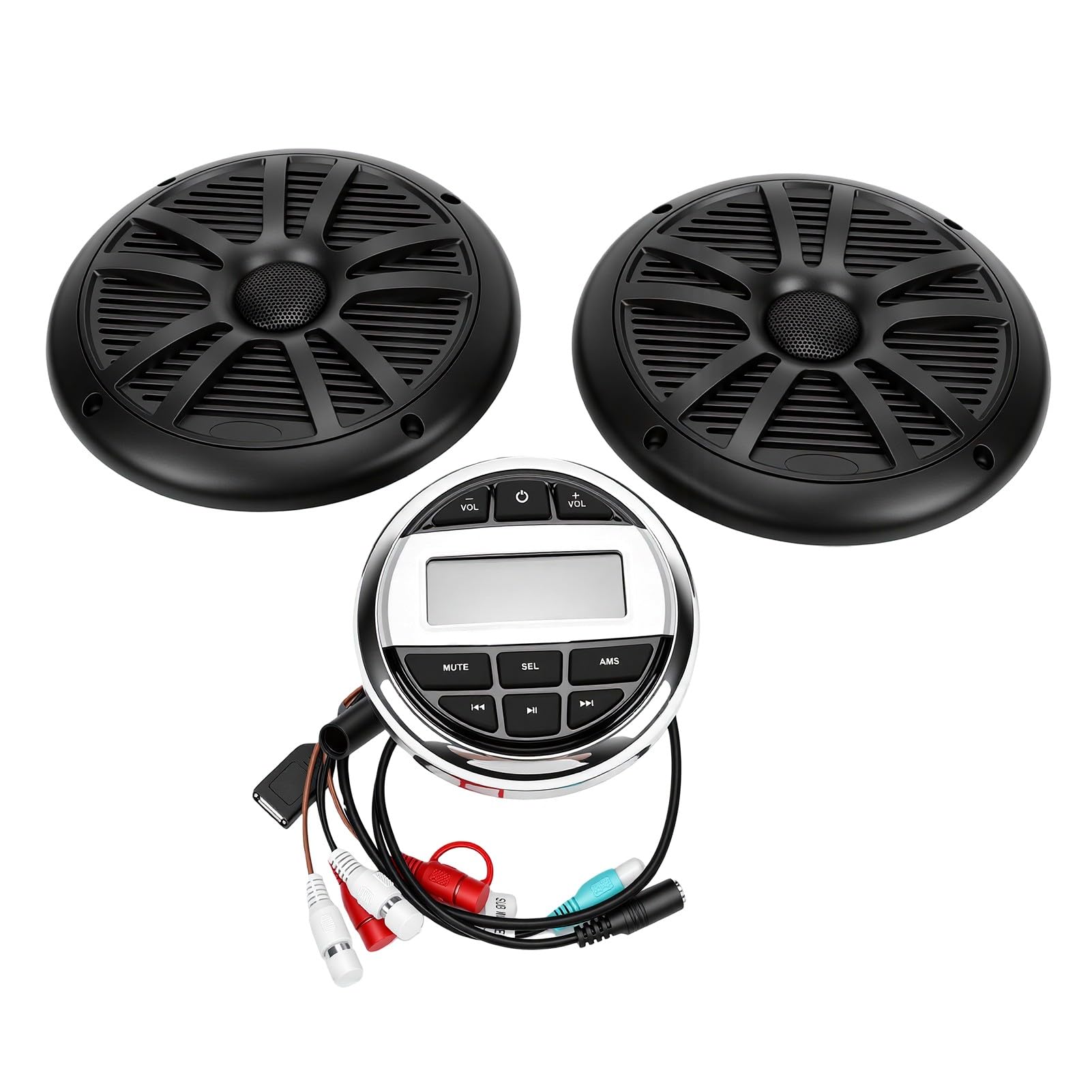 Zestaw Radioodtwarzacza Morskiego, para Głośników 120W