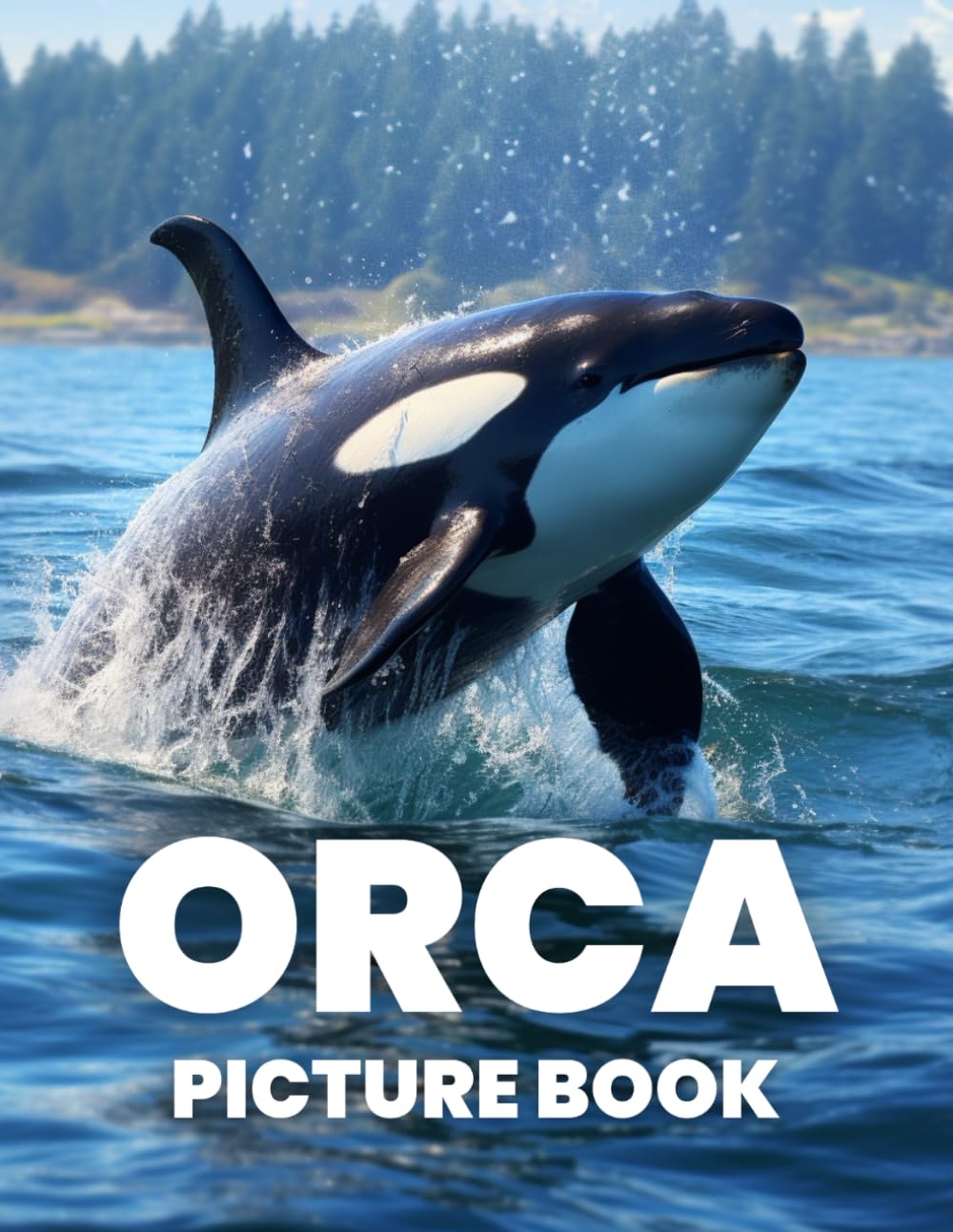 Orca Picture Book: Dive into the World of Orcas Through 100 Breathtaking Photographs      Paperback – October 28, 2024