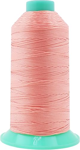 Miniatura 437 de Mandala Crafts Hilos de coser resistentes de nailon consolidado, hilo para tejer jeans de cuero, hilos de tapicería marina al aire libre, Beige