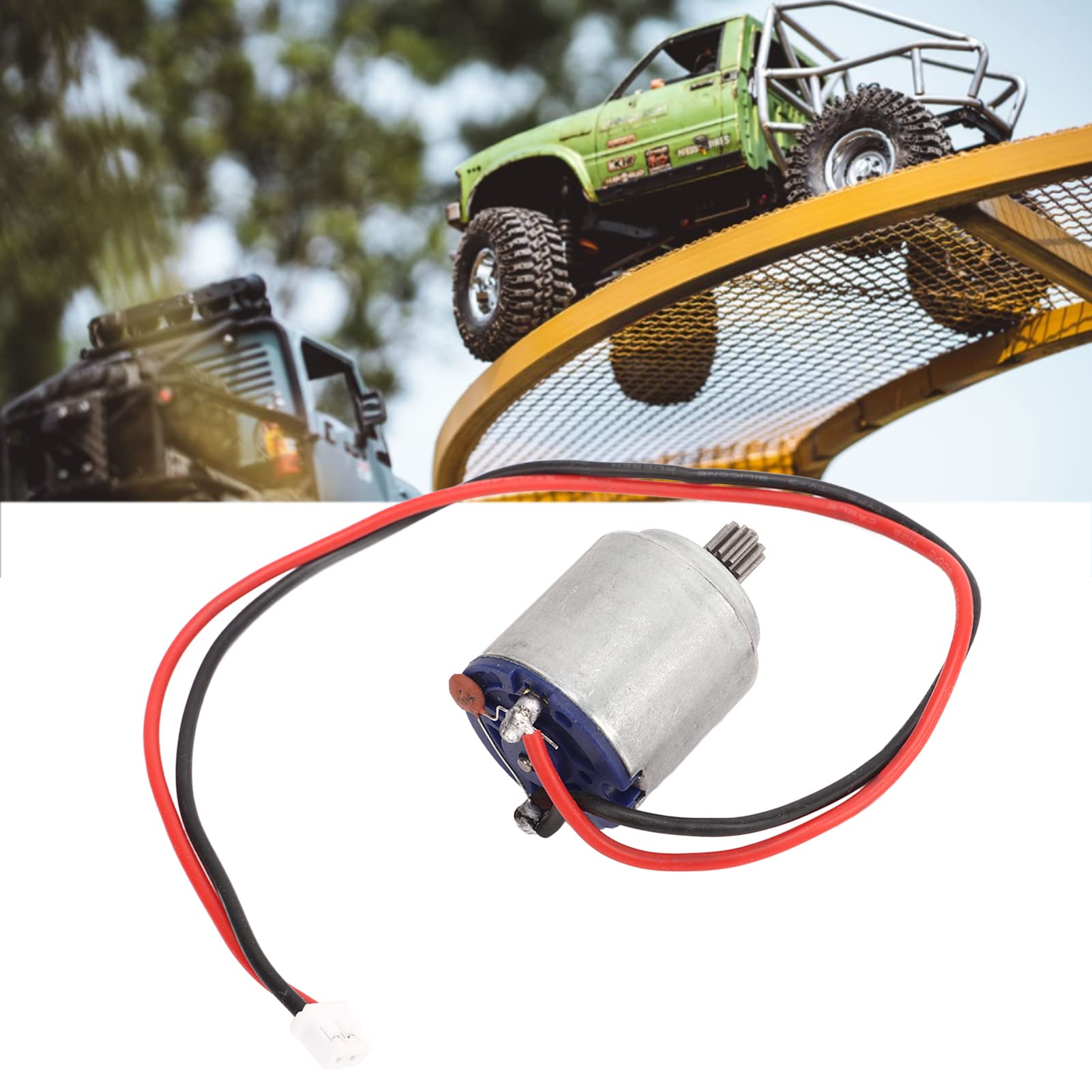 Septpenta Moteur Brossé Pour Voiture RC P06 – 3-7,4 V – Haute Torsion, Cuivre, Engrenages Silencieux – Remplacement Facile – Vis Incluses