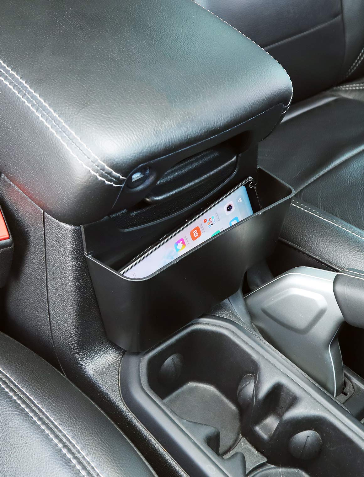 Savadicar JL Center Console Hanging Storage Box Armrest Organizer for 20182021 Jeep Wrangler JL
