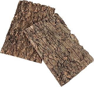 UKCOCO 8 Pçs Casca De Réptil Decoração Botânica Lagarto Tanque Lagarto Terrário Réptil Casca De Árvore Esconderijos De Lagarto Casca De Cortiça Casca De Casca De Escalada