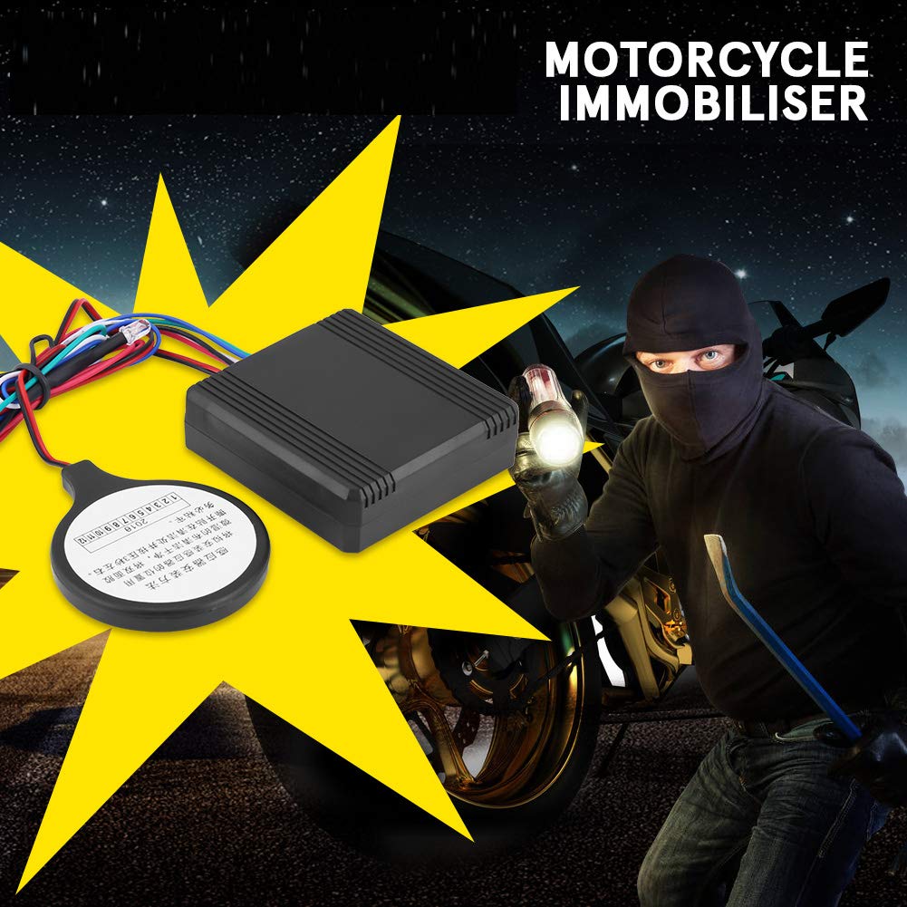QANYEGN Motorcycle Antitheft Card, Motorbike ID Card Inductive Invisible Lock, Security System Smart Induction Sensor, normal, popular
