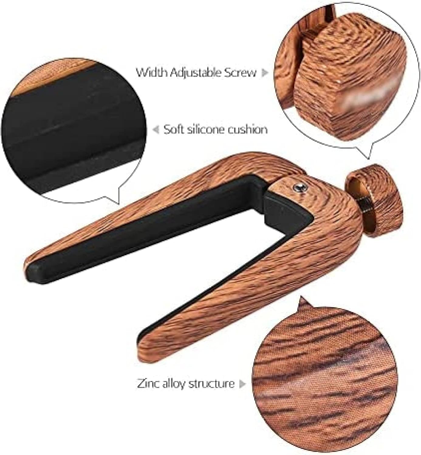 Inicio Instrumento Musical Cejilla Universal Premium para Guitarra Acústica Clásica Folk Eléctrica Ukelele De 6 Cuerdas