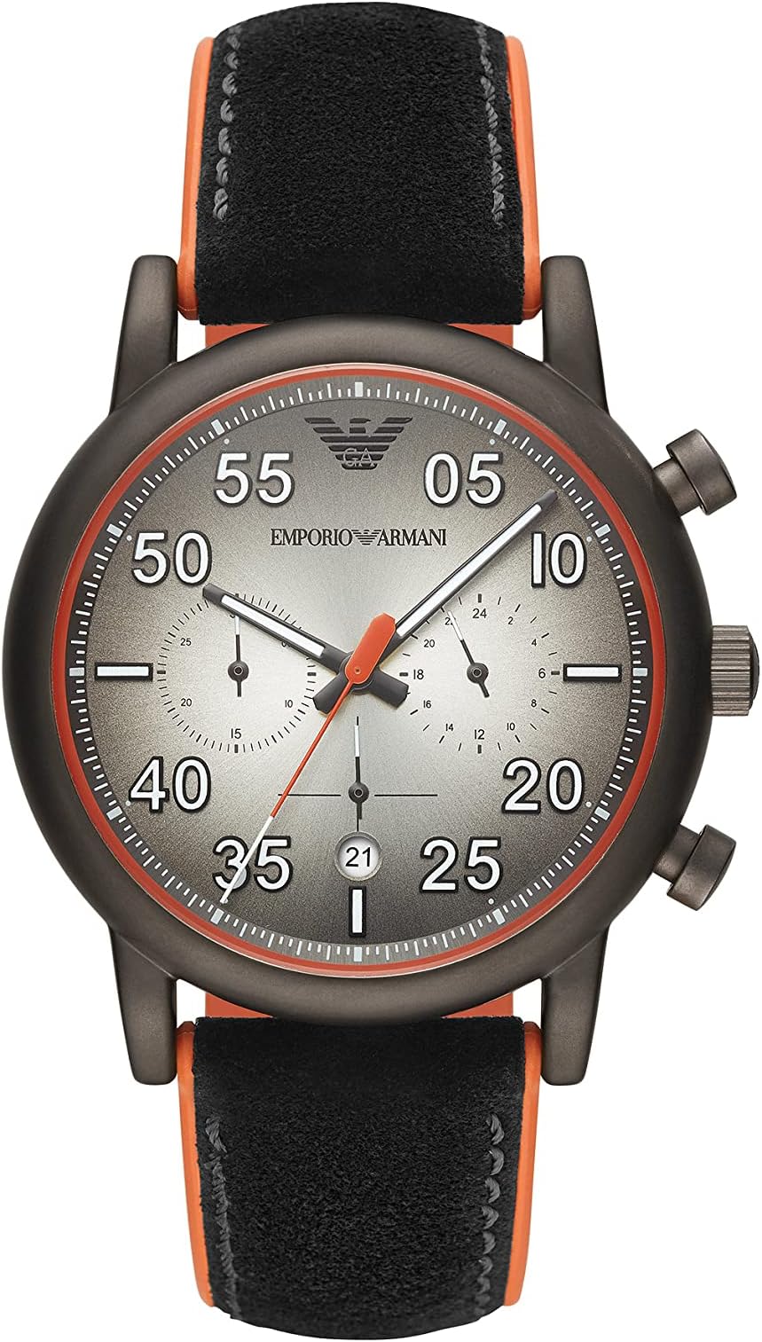 Emporio ArmaniMen's Chronograph Black Ceramic Watch