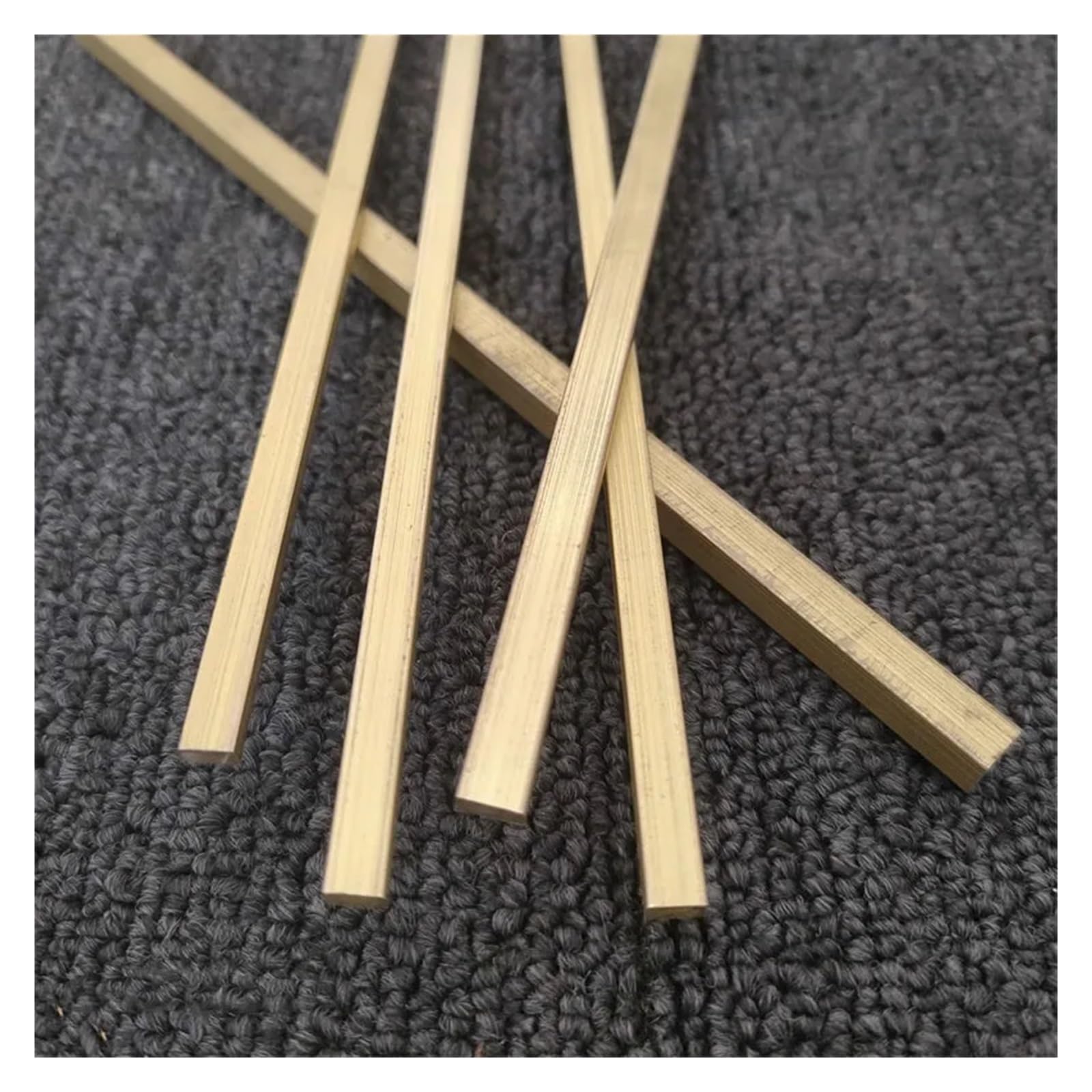 Barre plate en laiton de 50 cm, épaisseur: 5mm, 3mm, 2mm, 1mm, alliage de cuivre, solide, pièce de fixation faite à la main, matériau métallique. for la fabrication de couteaux et l'artisanat(Length 5