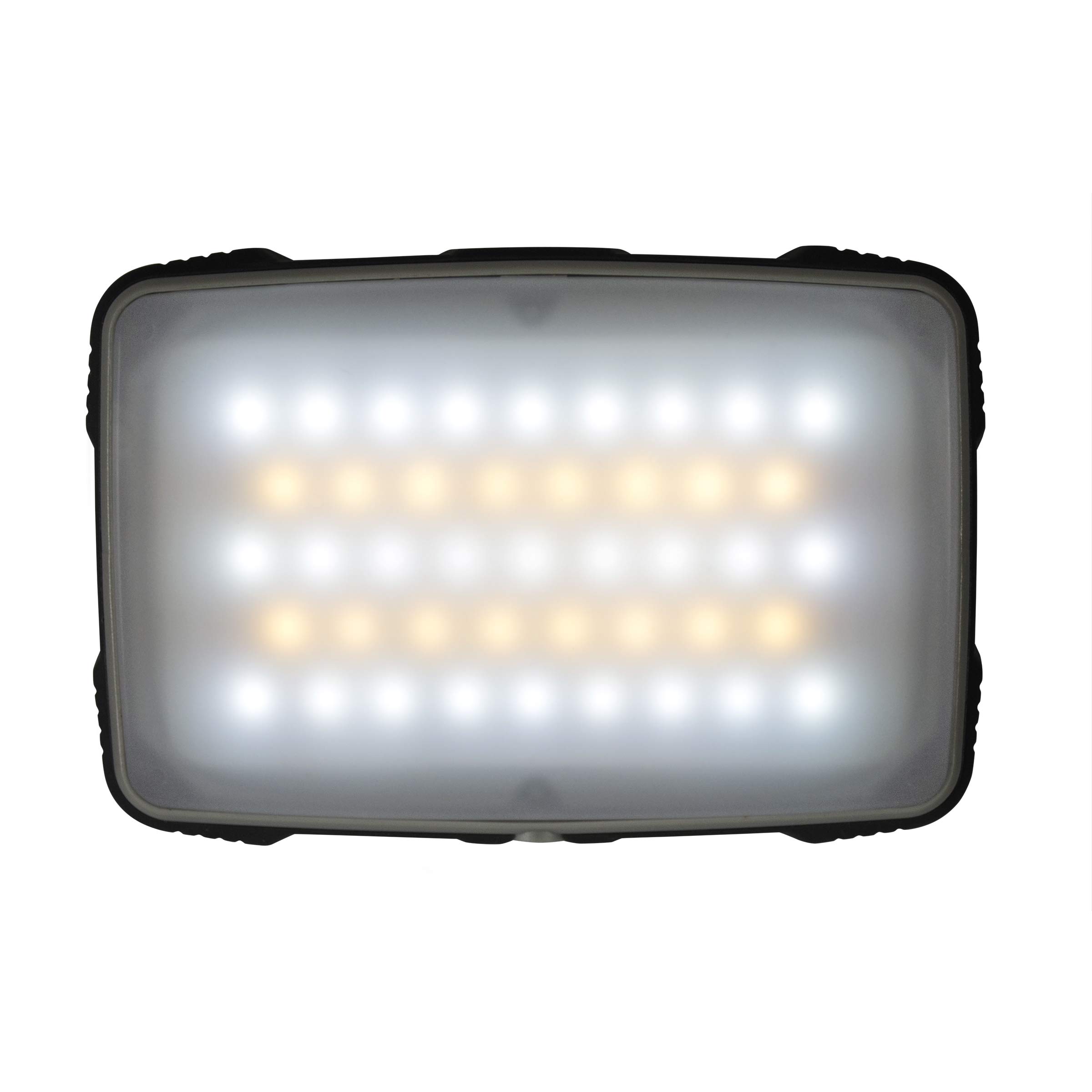 UST20-12455 Lightweight and Compact Slim 400 LED Emergency Camp Light, White/Amber