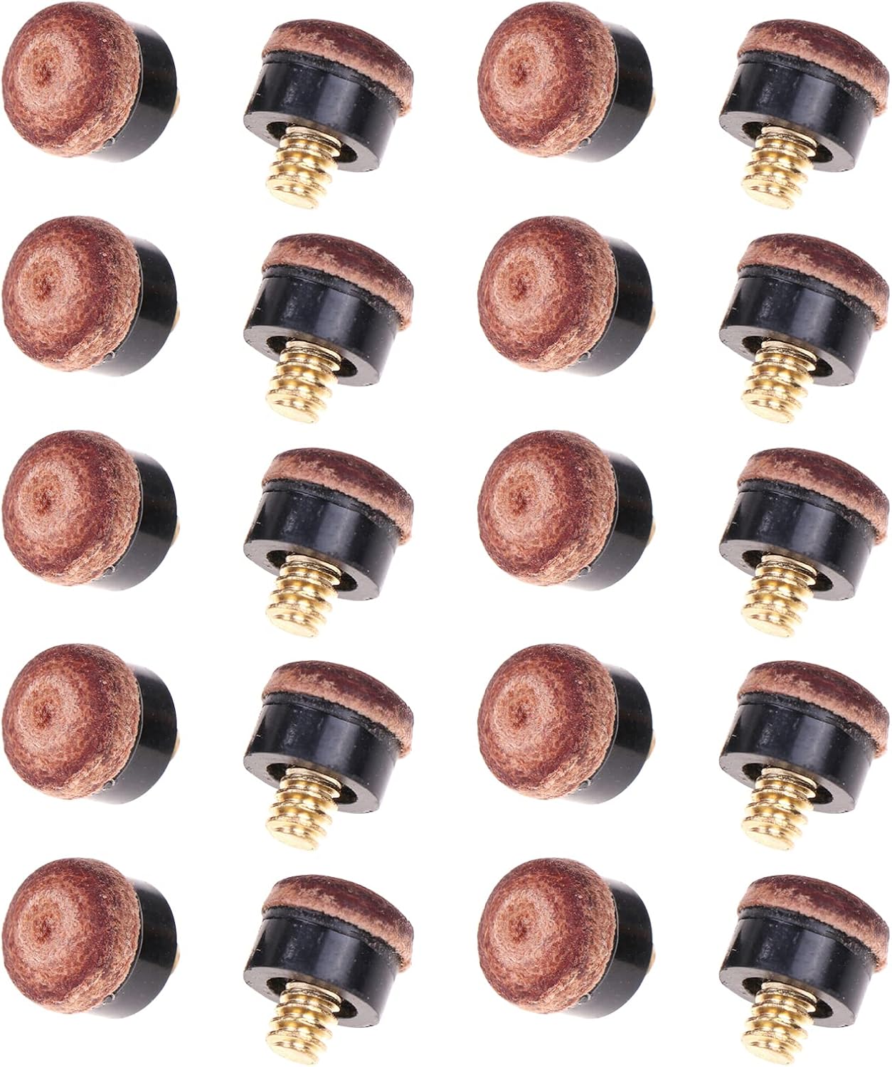 100 Punte Da Biliardo In Plastica | 9mm, 11mm, 13mm | Sostitutive Per Stecche | Set Da 100 Pezzi - Foto 12