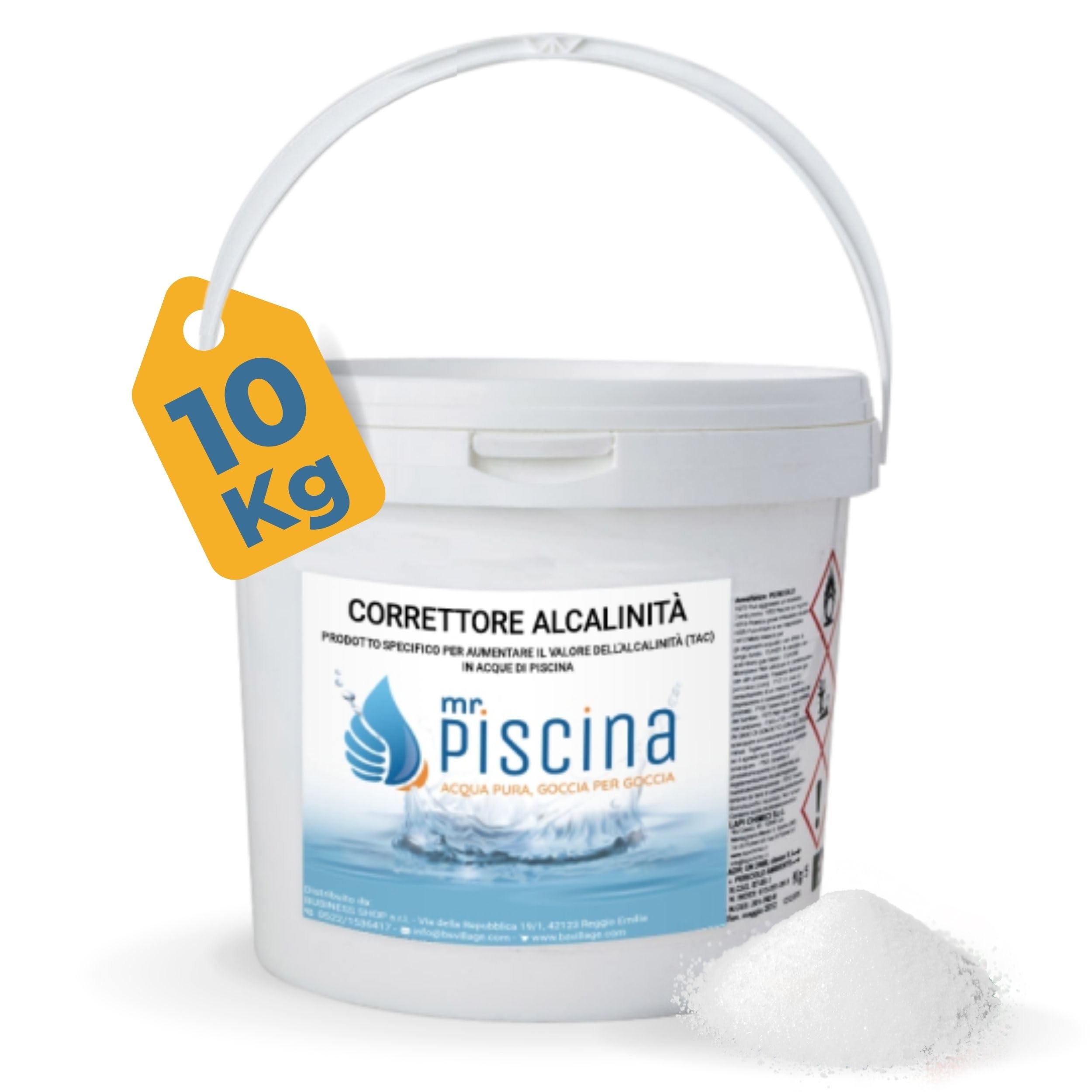 Correttore Alcalinità per piscina Granulare - confezione da 10 kg