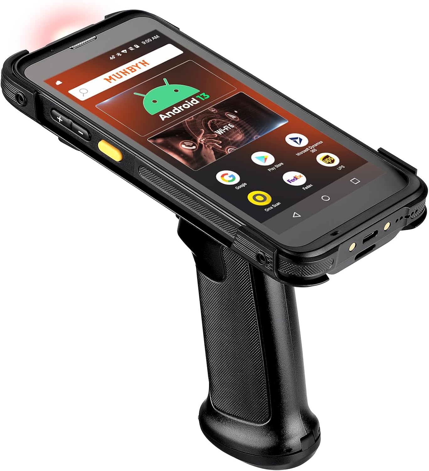 MUNBYN Android Barcode Scanner with Pistol Grip, Android