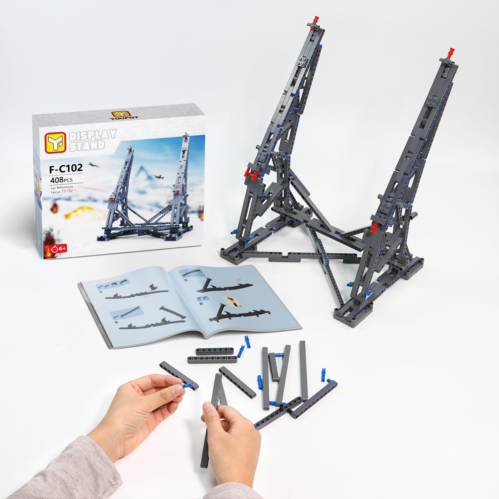Amazon.co.jp: ミレニアムファルコン 縦型ディスプレイブラケット レゴ